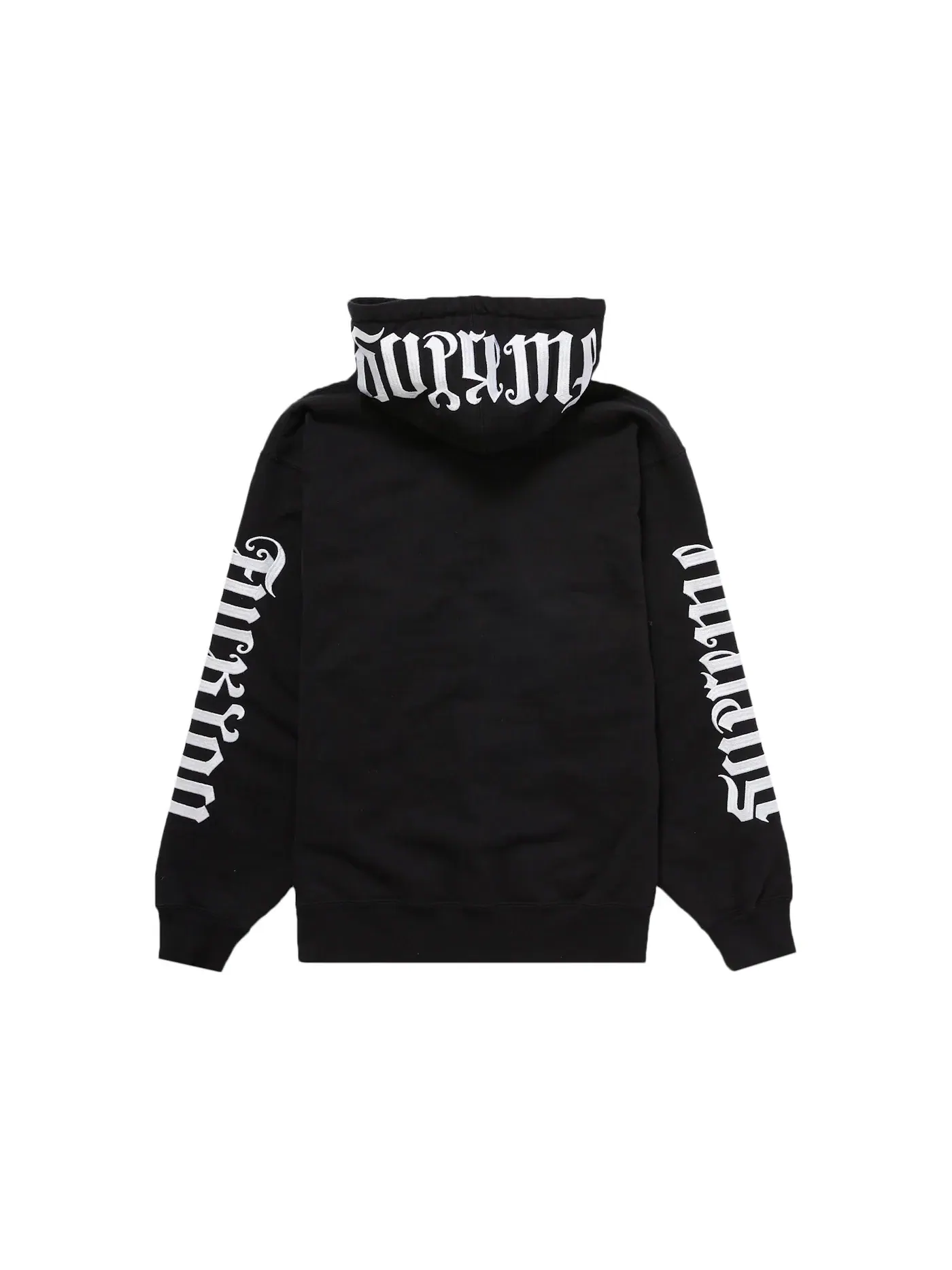 Мужской худи Supreme Ambigram Hooded Sweatshirt — изображение 2 из 2, черный