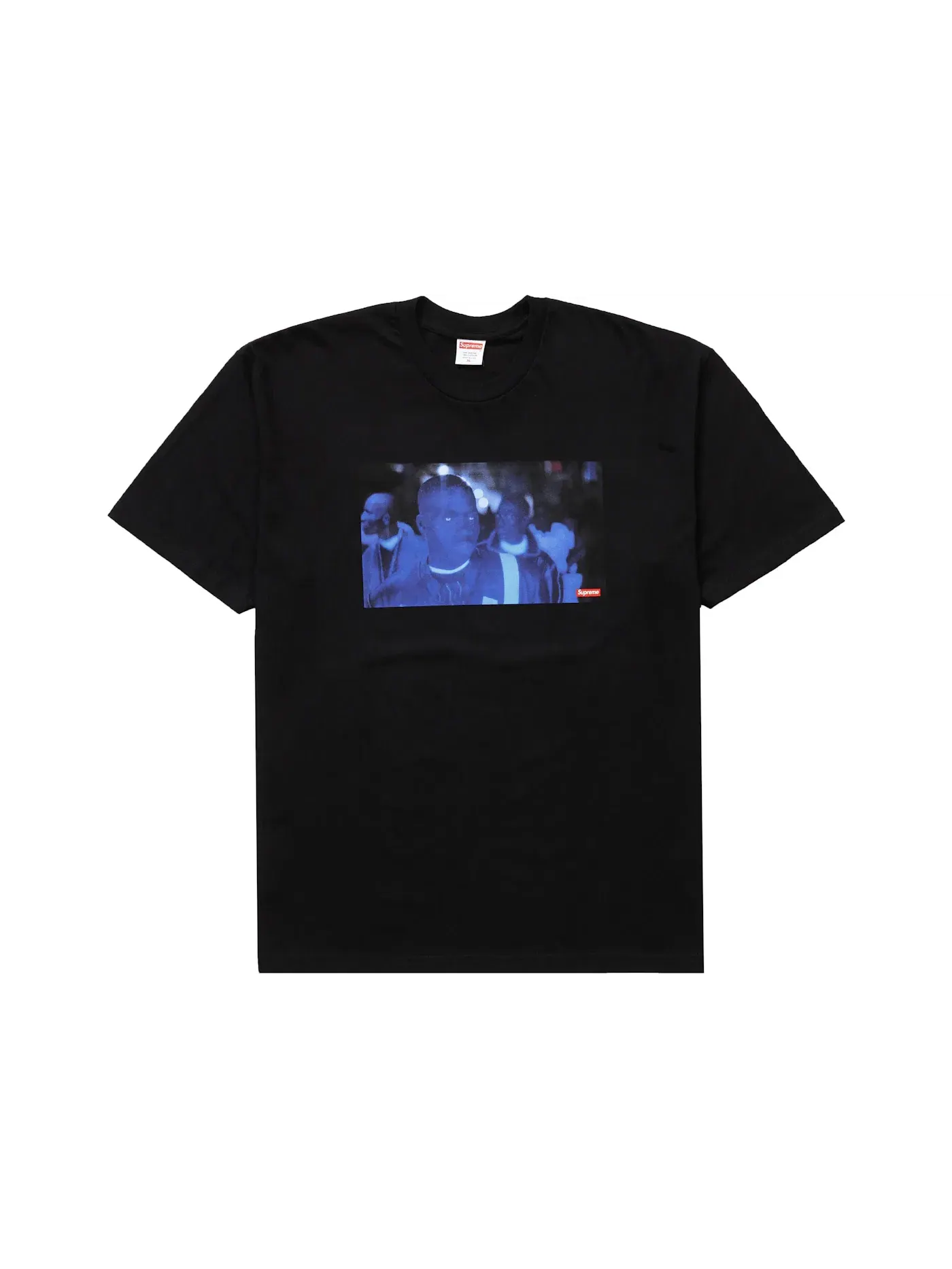 Мужская футболка с принтом Supreme Tee — изображение 1 из 2, черный