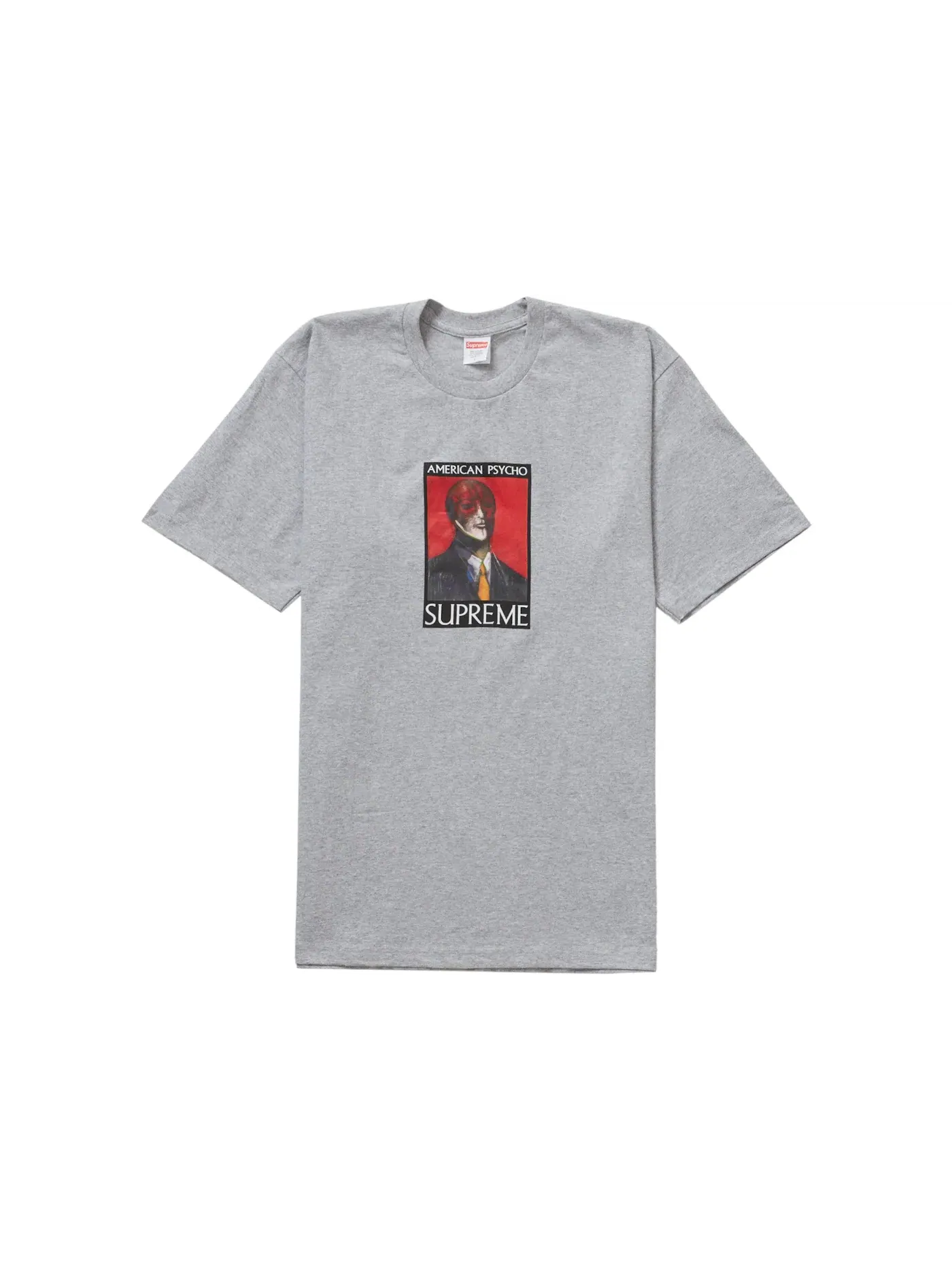 Мужская футболка с принтом Supreme Tee — изображение 1 из 1, серый