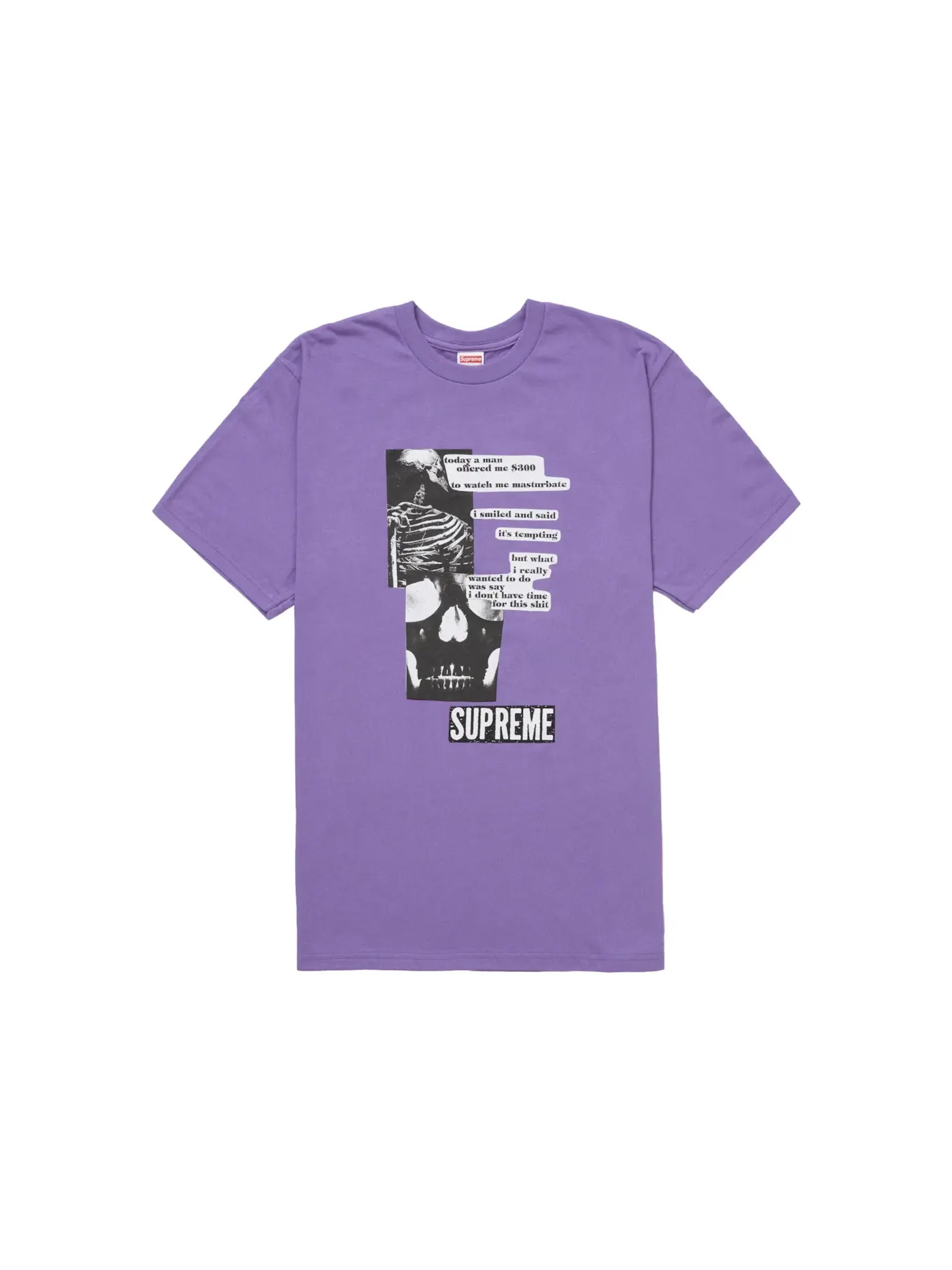 Мужская футболка Supreme Tee — изображение 1 из 1, фиолетовый