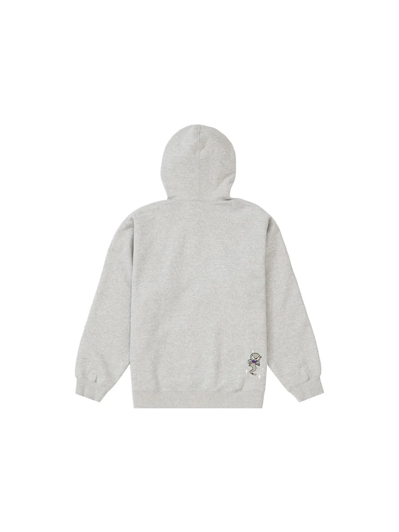 Мужская худи с капюшоном Supreme Heather Grey — изображение 2 из 2