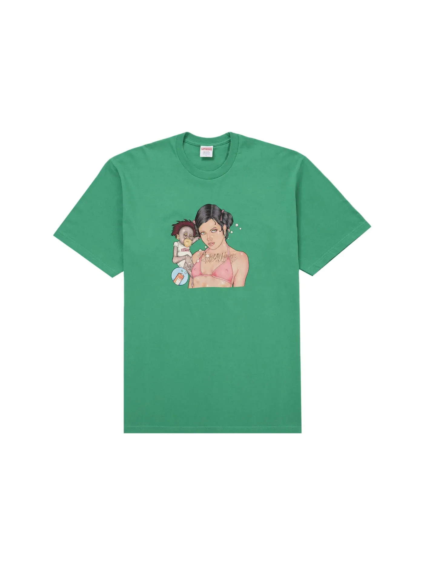 Мужская футболка Supreme Tee — изображение 1 из 1, зеленый