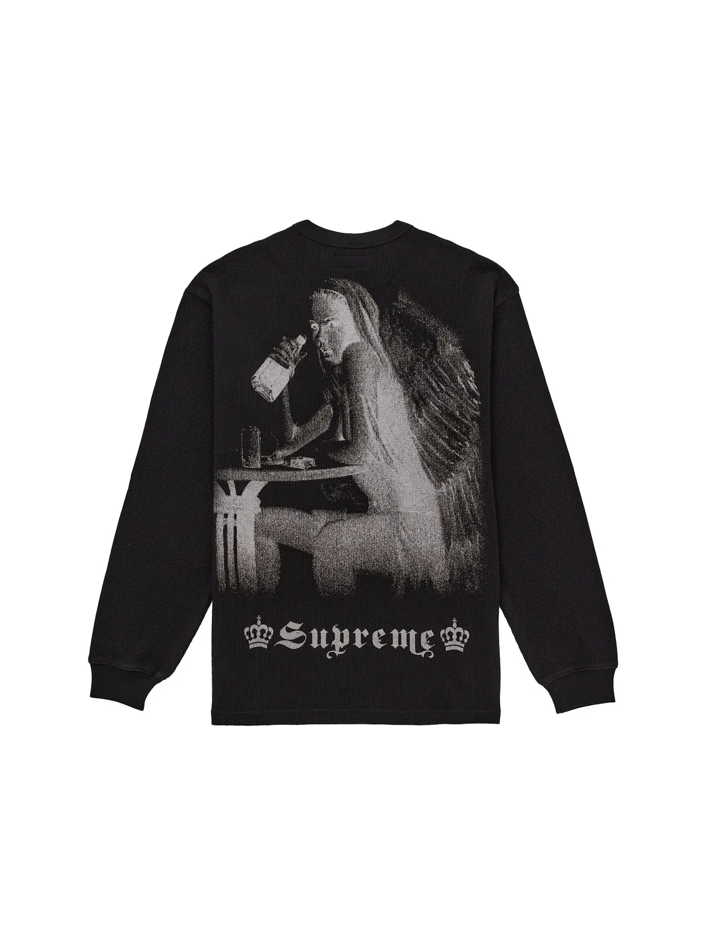 Мужская футболка с длинным рукавом Thermal Supreme — изображение 2 из 2, черный