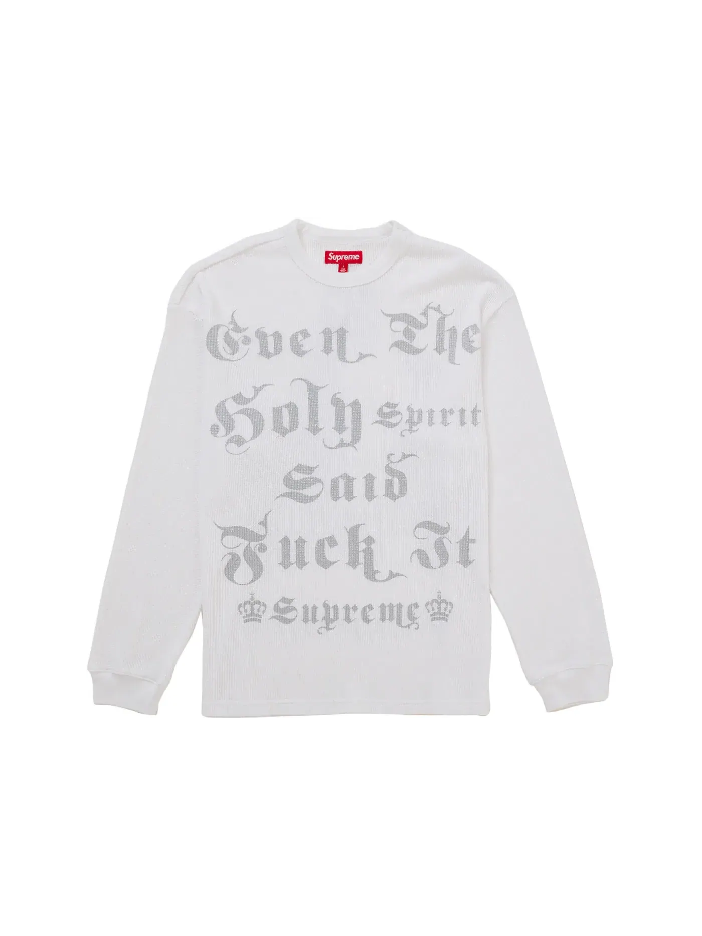 Мужская футболка с длинным рукавом Thermal Supreme — изображение 1 из 1, белый