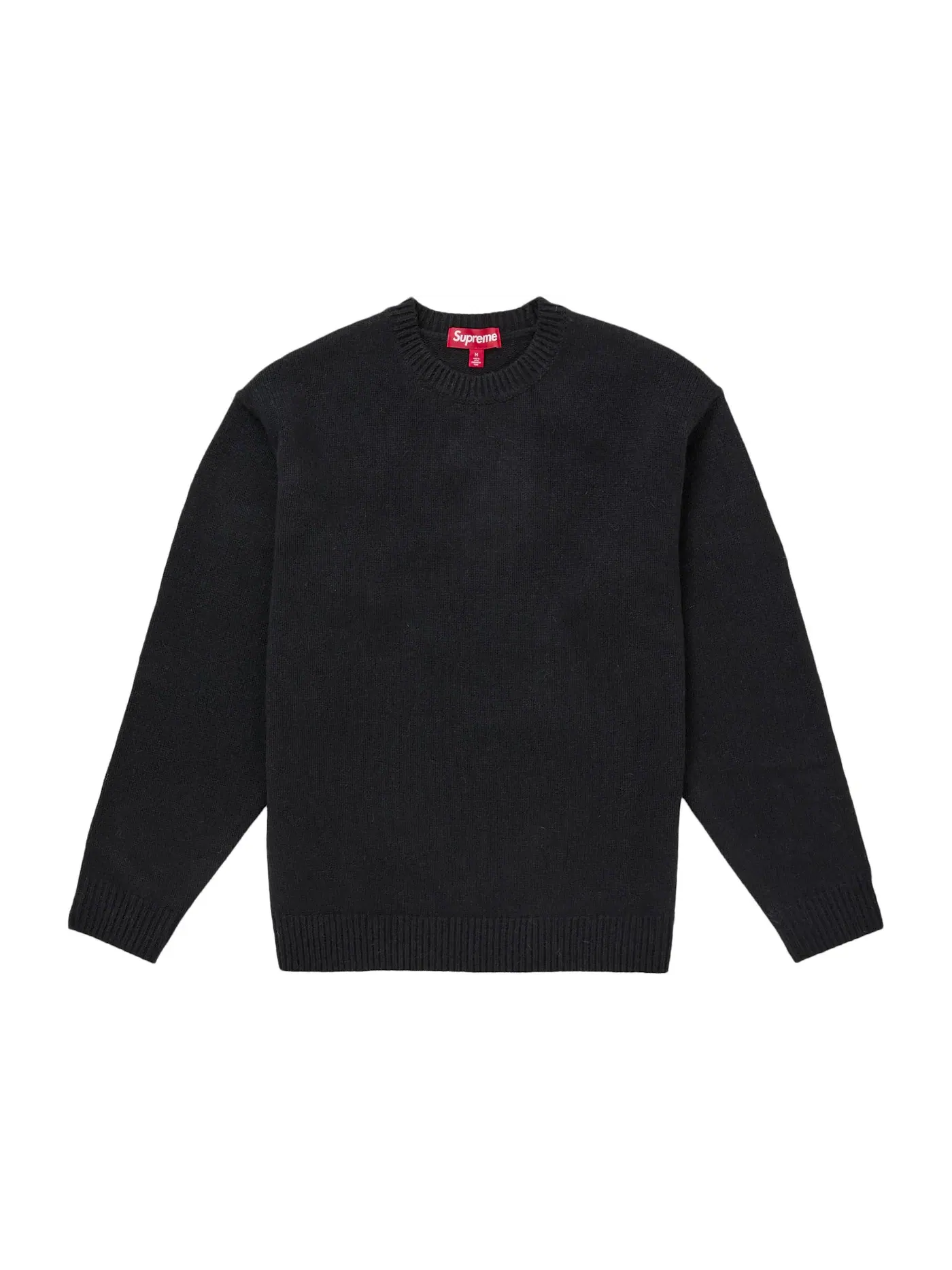 Мужской свитер с надписью Angora Script Supreme — изображение 2 из 2, черный