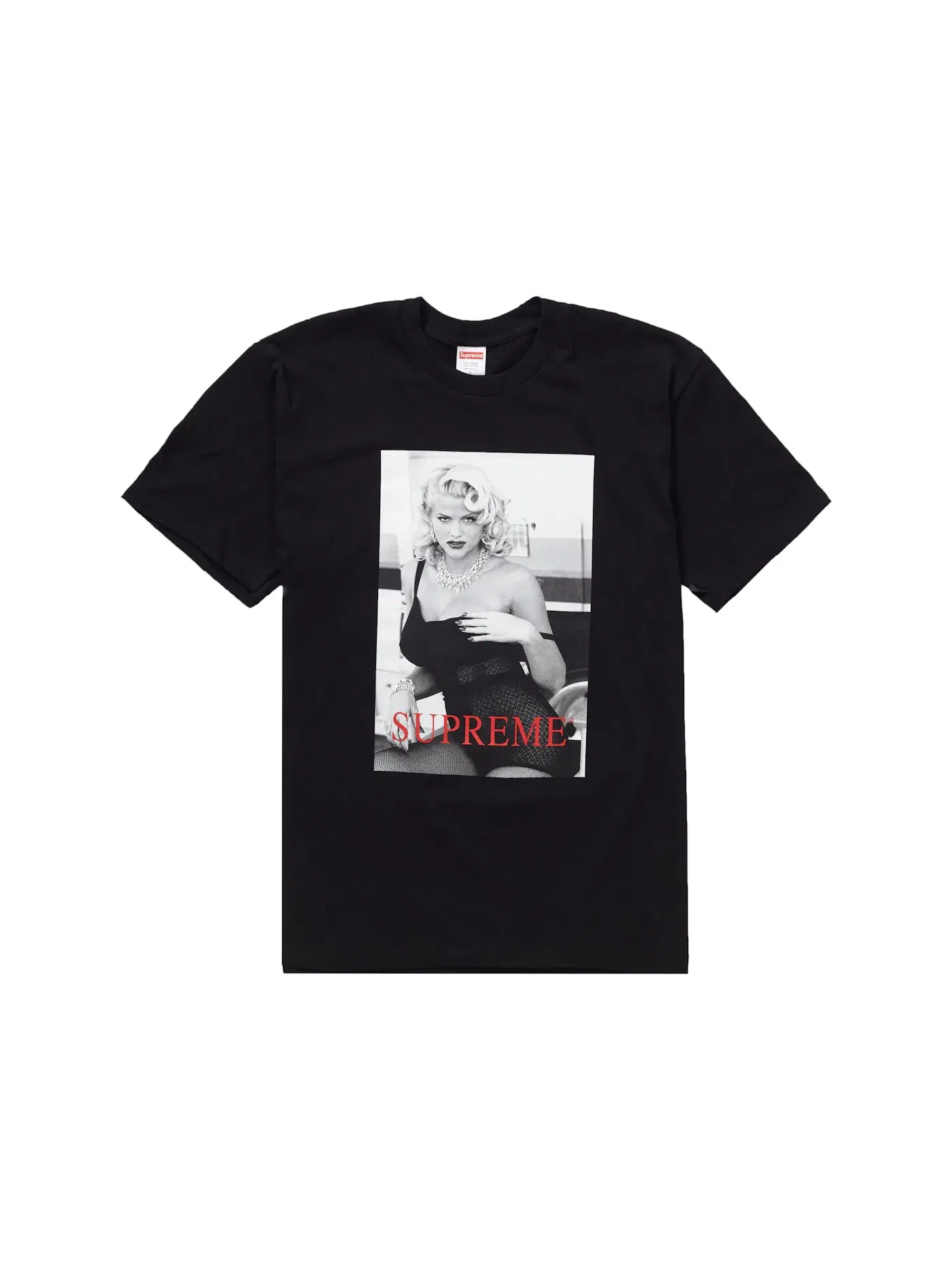 Мужская футболка с принтом Tee Supreme — изображение 1 из 1, черный