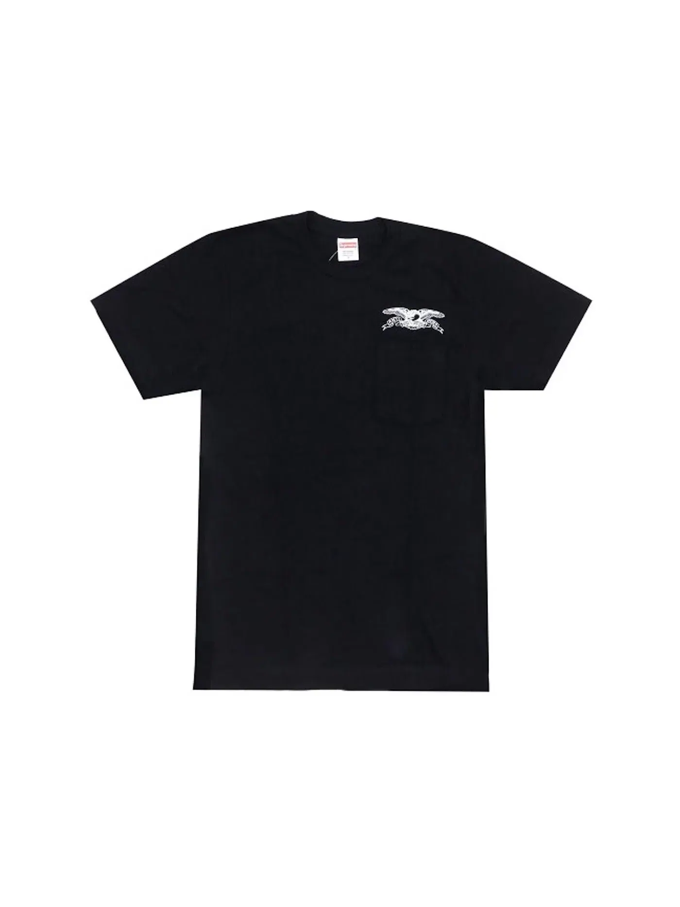 Мужская футболка с принтом Supreme Anti Hero Eagle Pocket Tee — изображение 1 из 1, черный