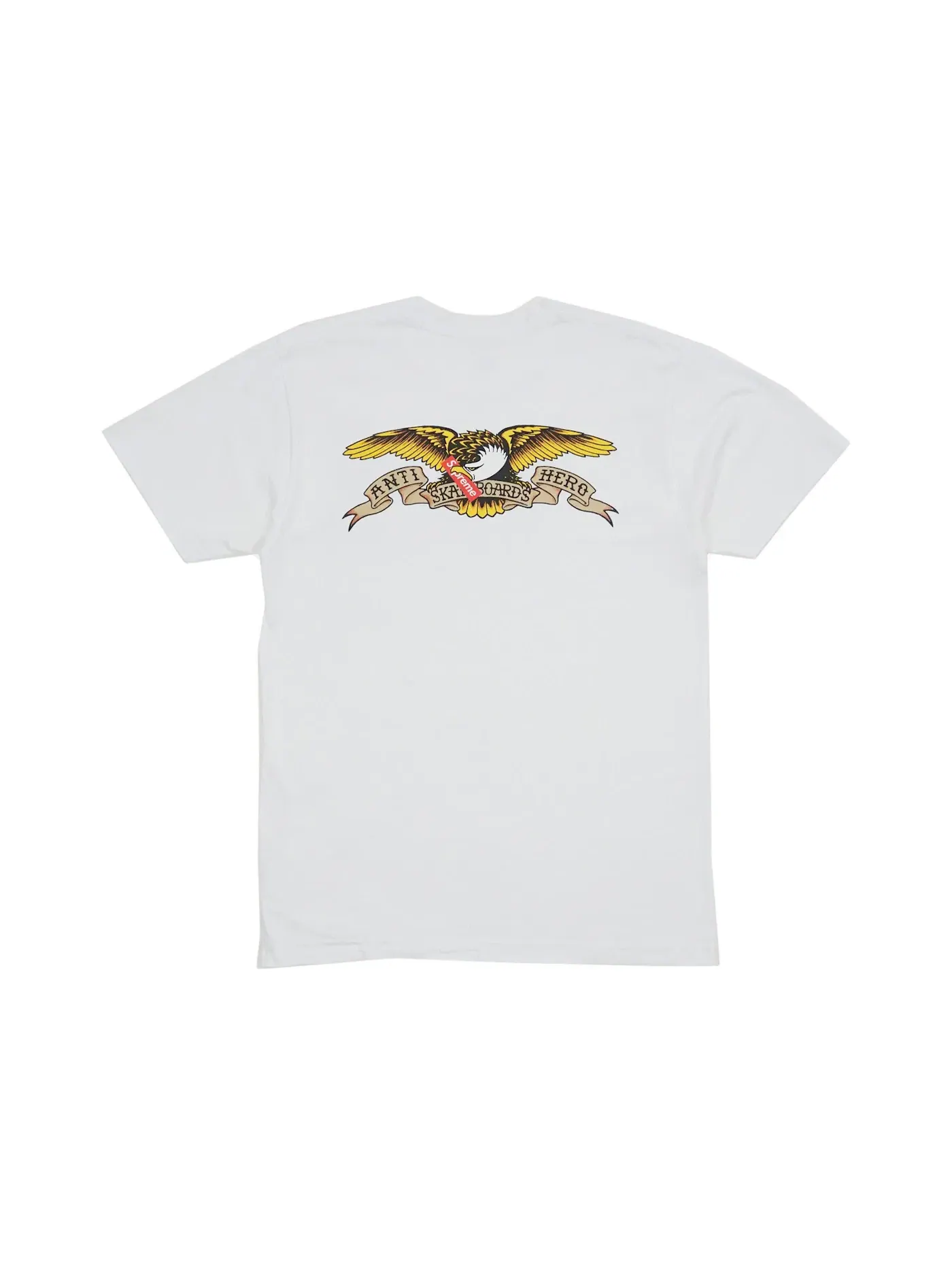 Мужская футболка с принтом Supreme Anti Hero Eagle Pocket Tee — изображение 1 из 1, белый