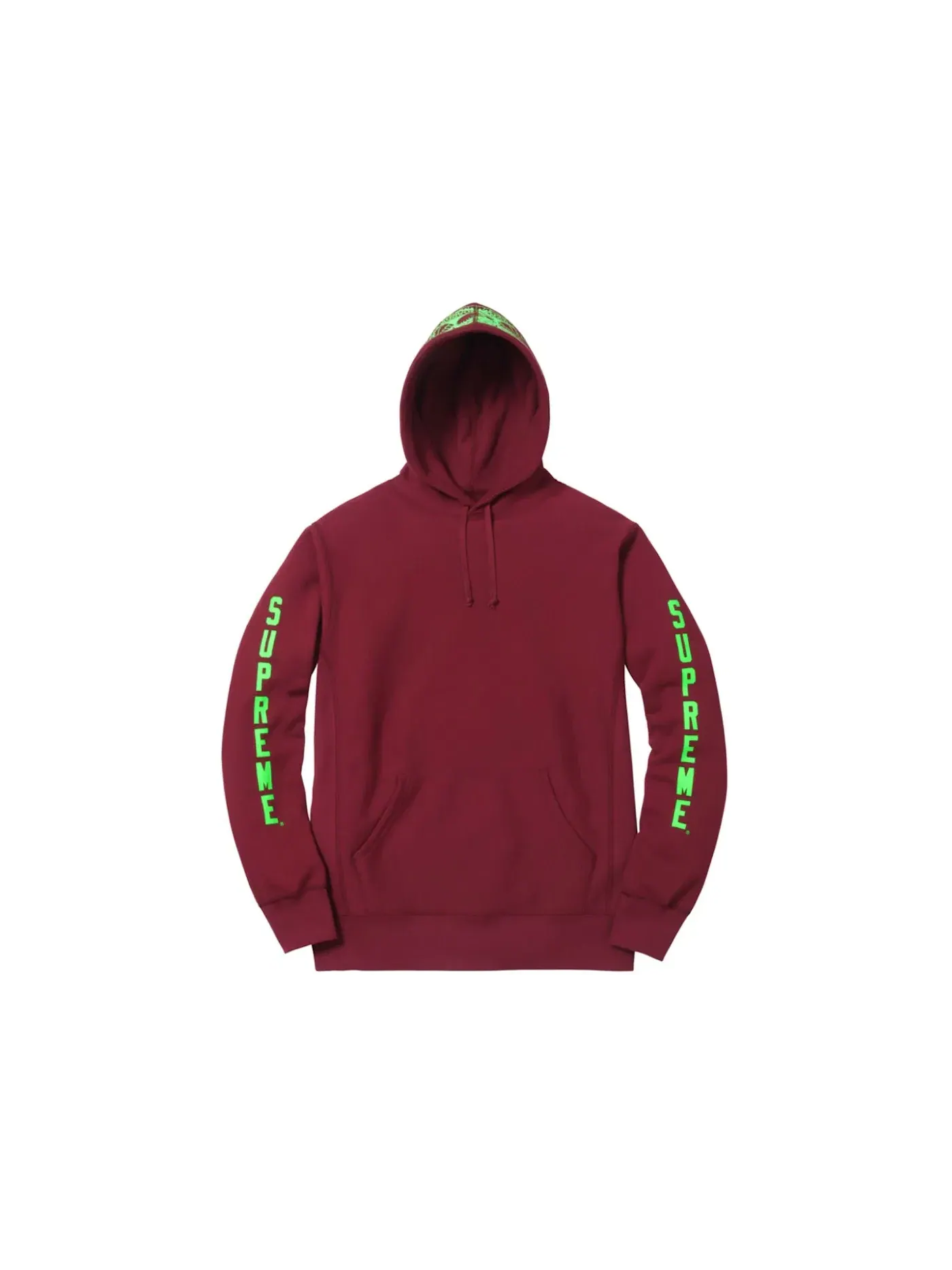 Мужской худи с капюшоном Supreme Sweatshirt — изображение 1 из 1, бордовый