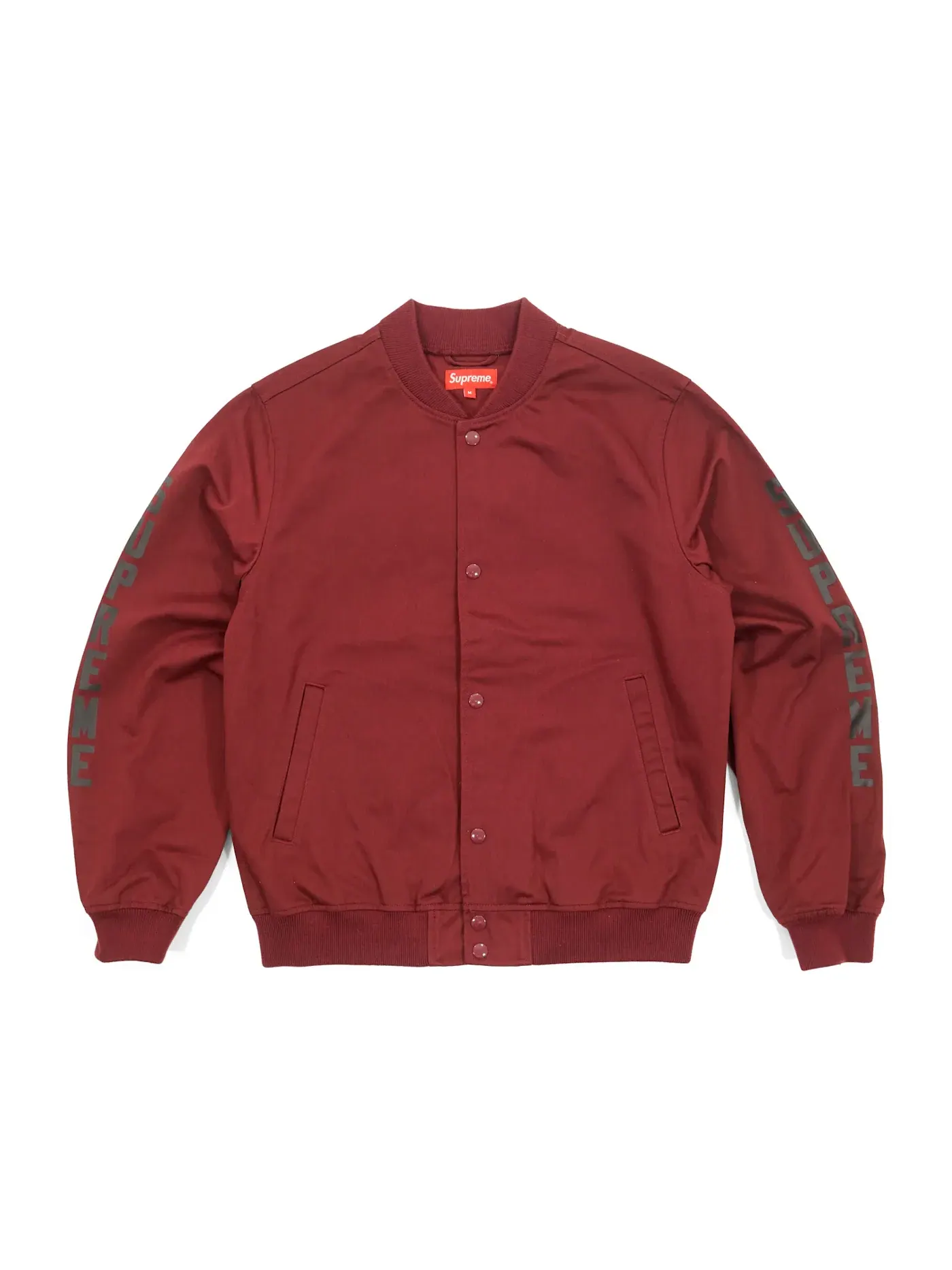 Мужская куртка-бомбер Supreme Antihero Jacket — изображение 1 из 1, бордовый