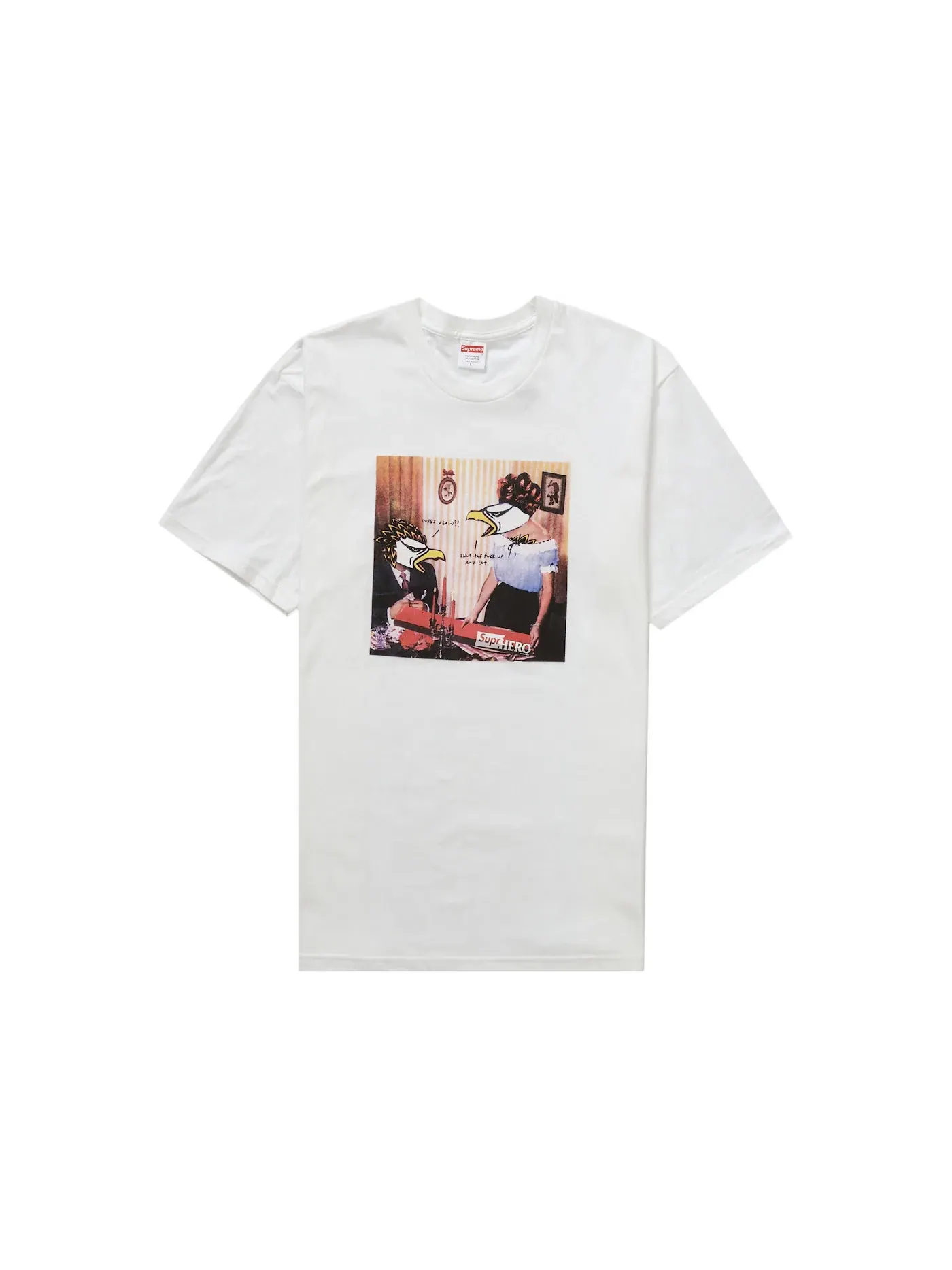 Мужская футболка с принтом Supreme Antihero Curbs Tee — изображение 1 из 1, белый
