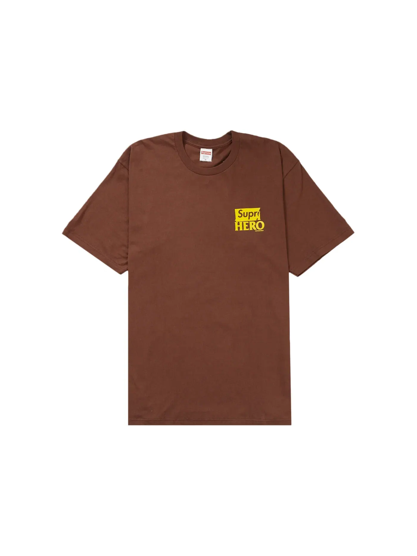 Мужская футболка с принтом Supreme Tee — изображение 2 из 2, коричневый