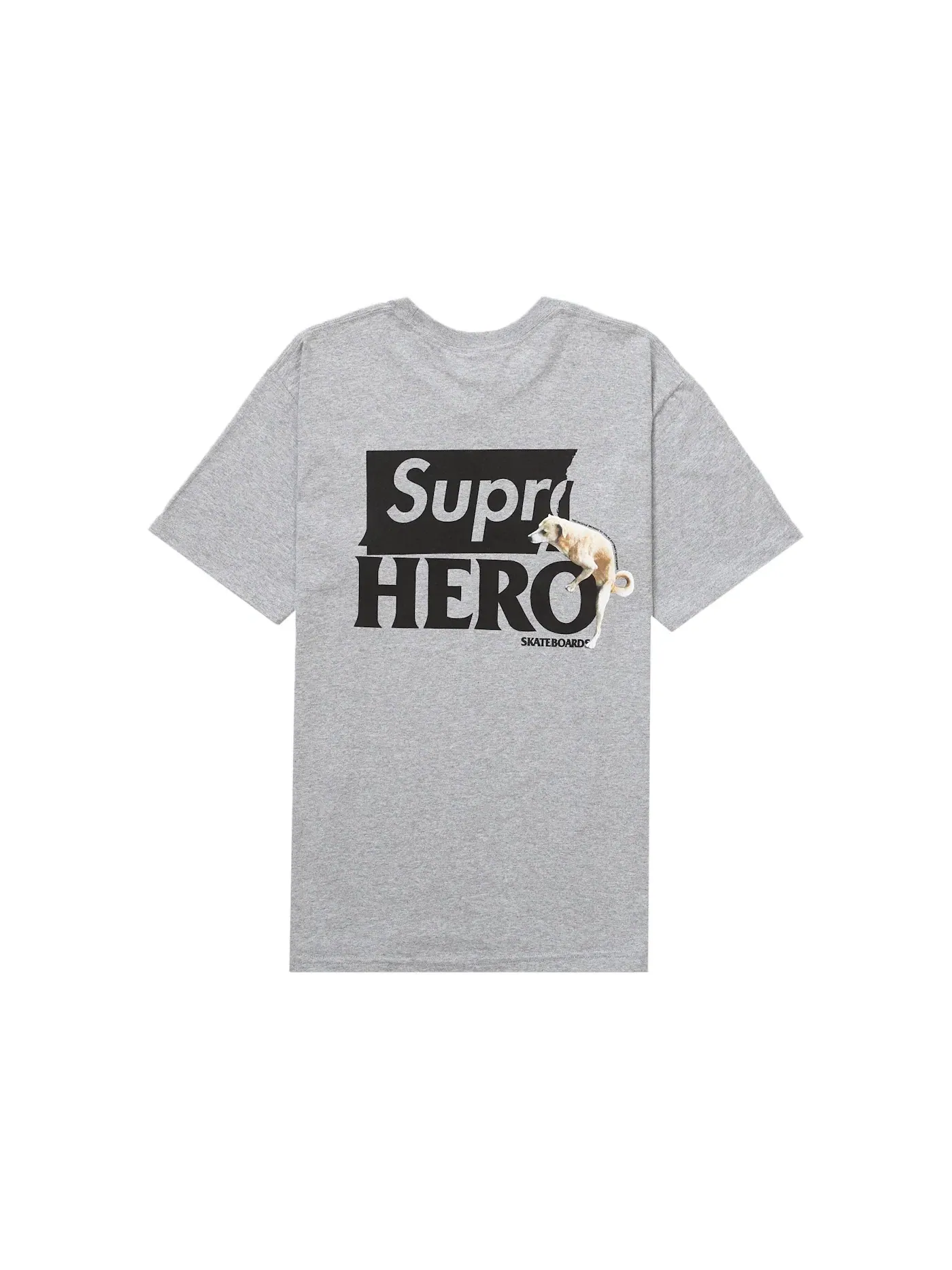 Мужская футболка с принтом Supreme ANTIHERO Dog Tee — изображение 1 из 2, серый