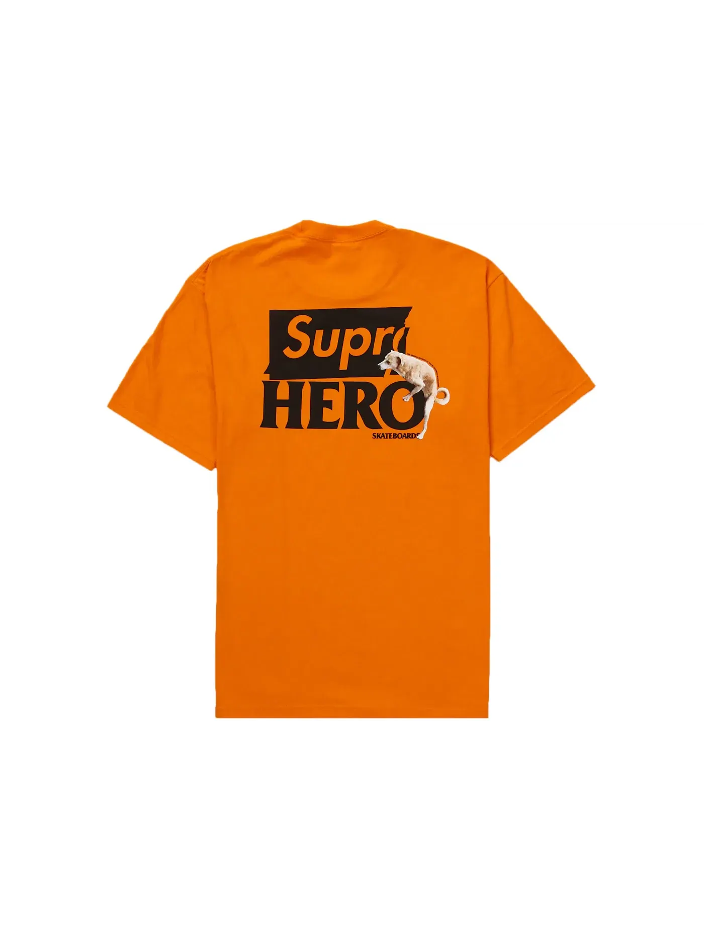 Мужская футболка с принтом Supreme ANTIHERO Dog Tee — изображение 1 из 2, оранжевый
