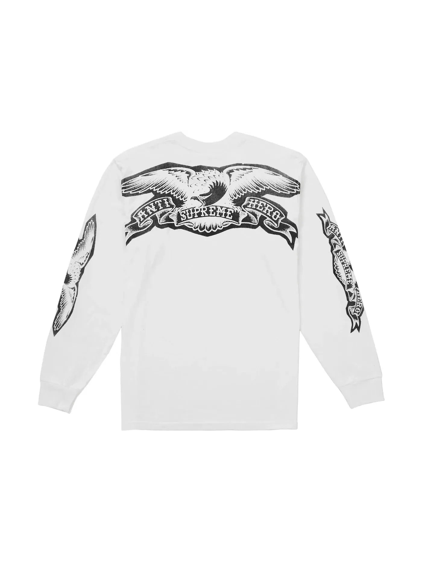Мужская футболка с длинным рукавом ANTIHERO Eagle L/S Tee Supreme — изображение 1 из 2, белый