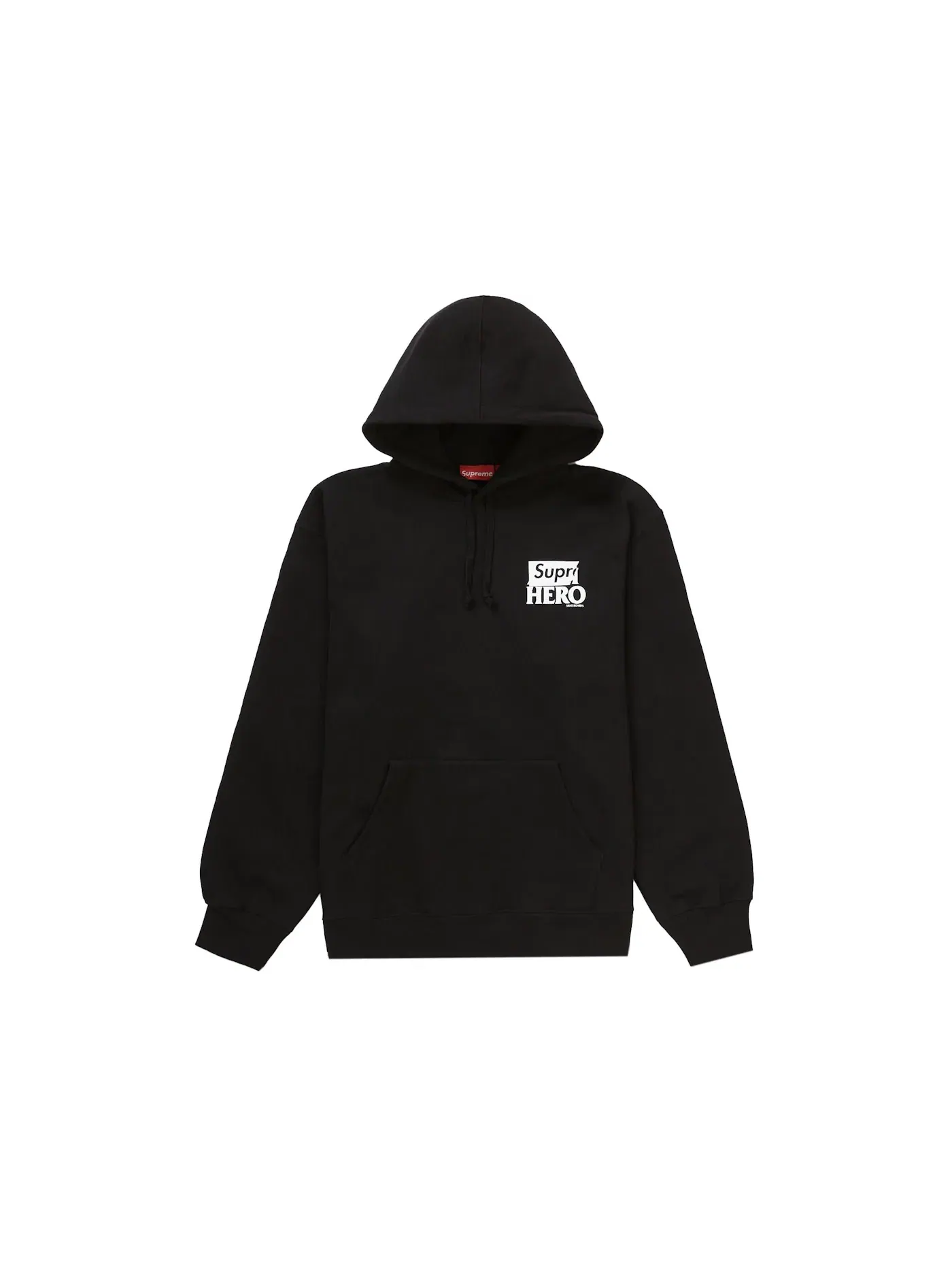 Мужская худи с принтом Supreme Antihero Sweatshirt (SS22) — изображение 2 из 2, черный