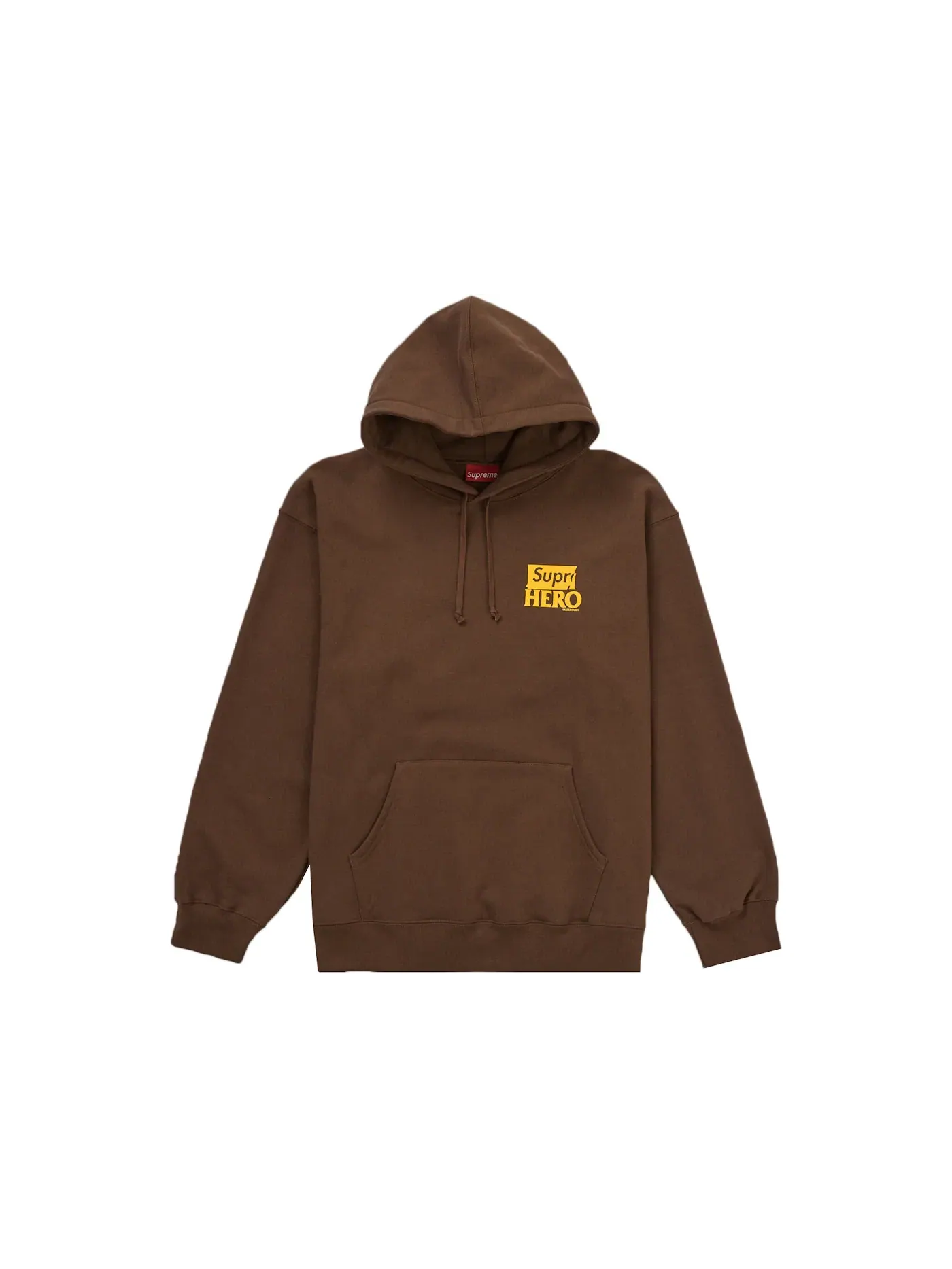 Мужская худи с принтом Supreme ANTIHERO Brown — изображение 2 из 2