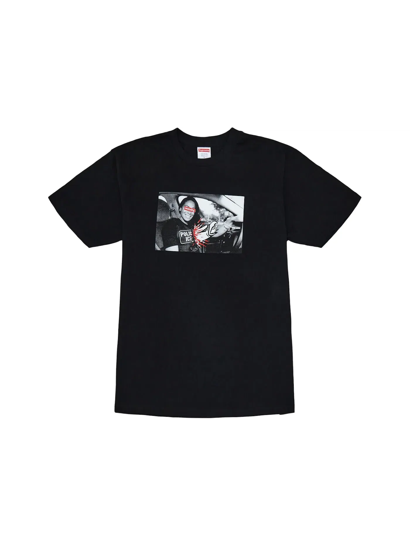 Мужская футболка с принтом Supreme Antihero Tee — изображение 1 из 2, черный
