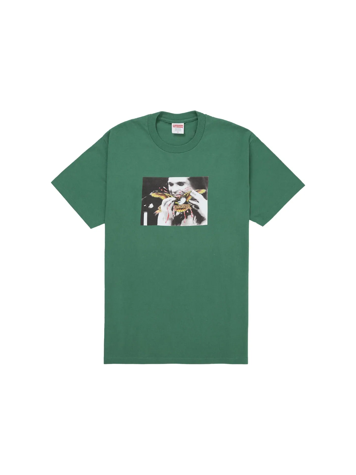 Мужская футболка с принтом Supreme Antihiro Ozzy Tee — изображение 1 из 2, зеленый