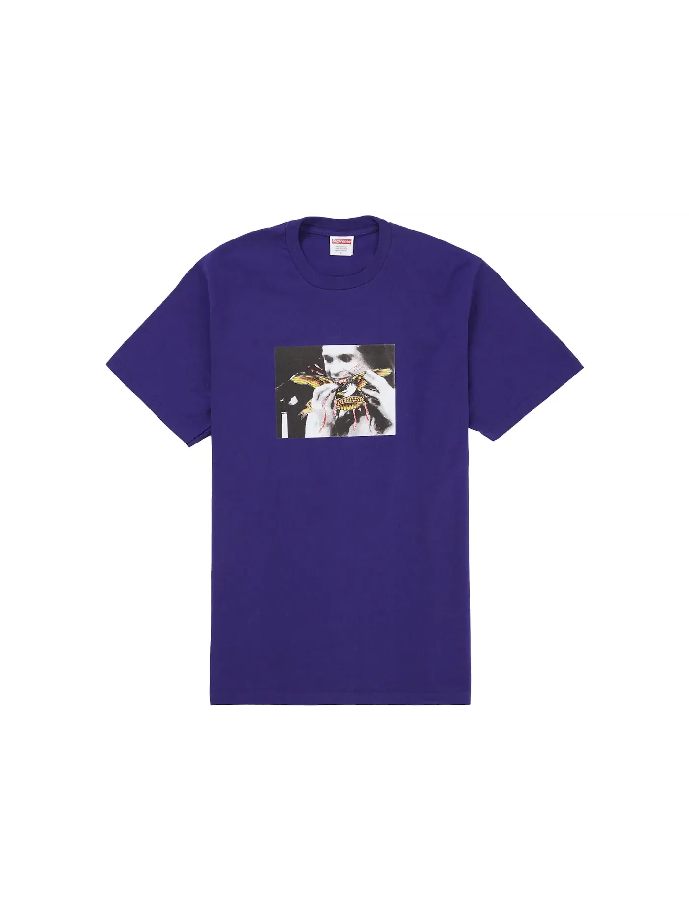 Мужская футболка с принтом Supreme Anthero Ozzy Tee — изображение 1 из 2, фиолетовый