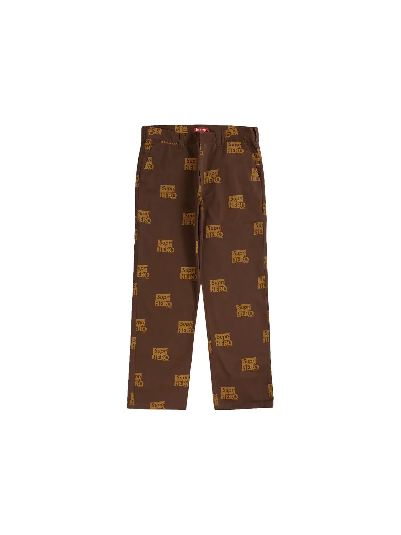 Мужские брюки Supreme Antihiero Work Pant Brown — изображение 1 из 2