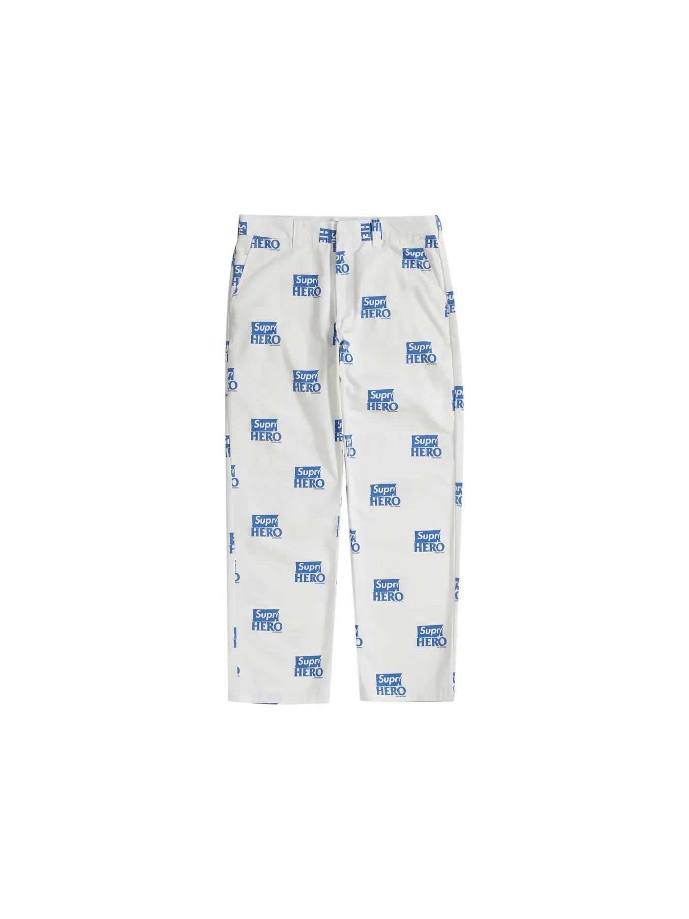 Мужские брюки с принтом Supreme ANTIHERO Work Pant — изображение 1 из 2, белый