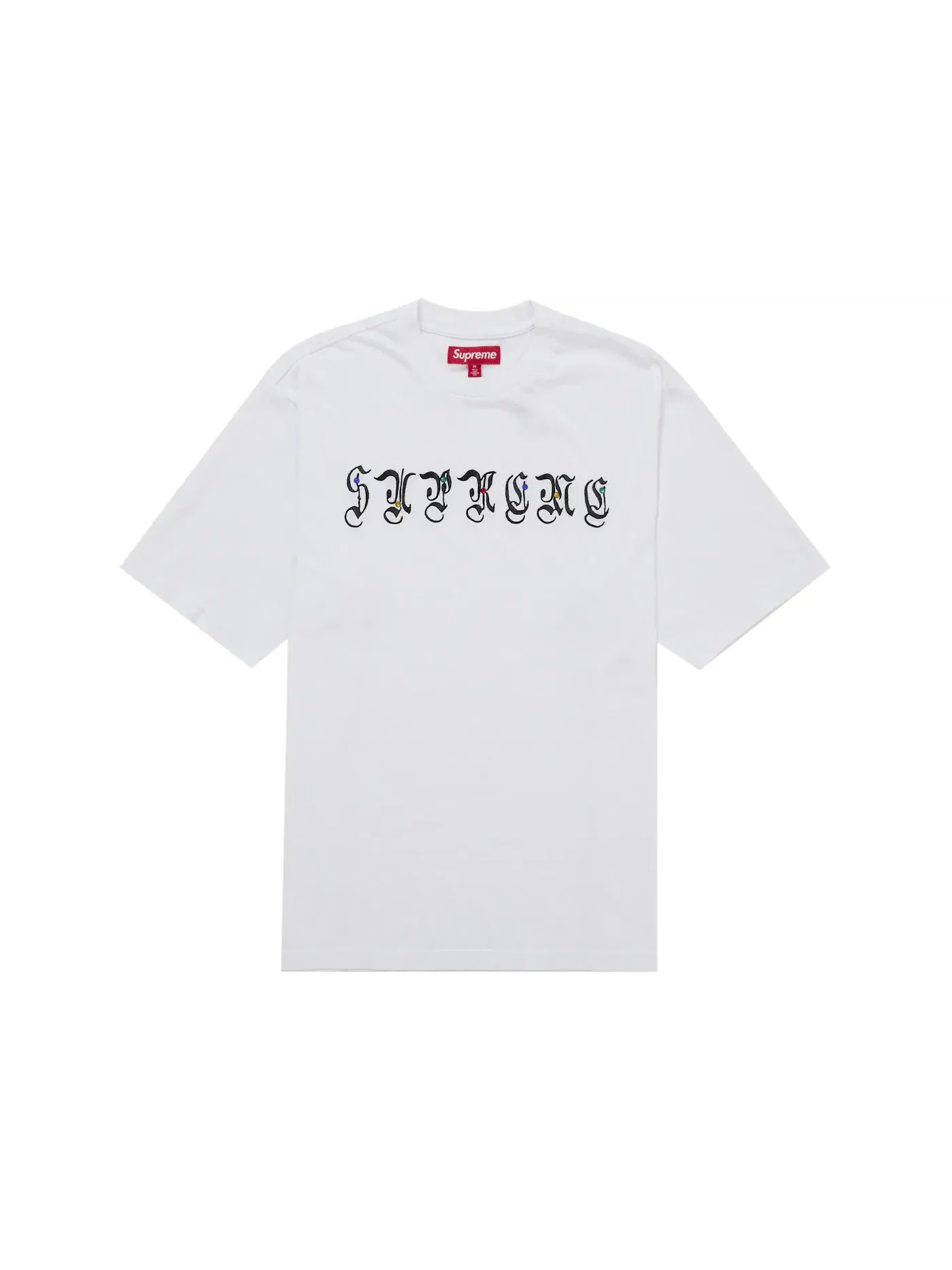 Мужская футболка с принтом Supreme AOI Gems S/S Top — изображение 1 из 1, серый