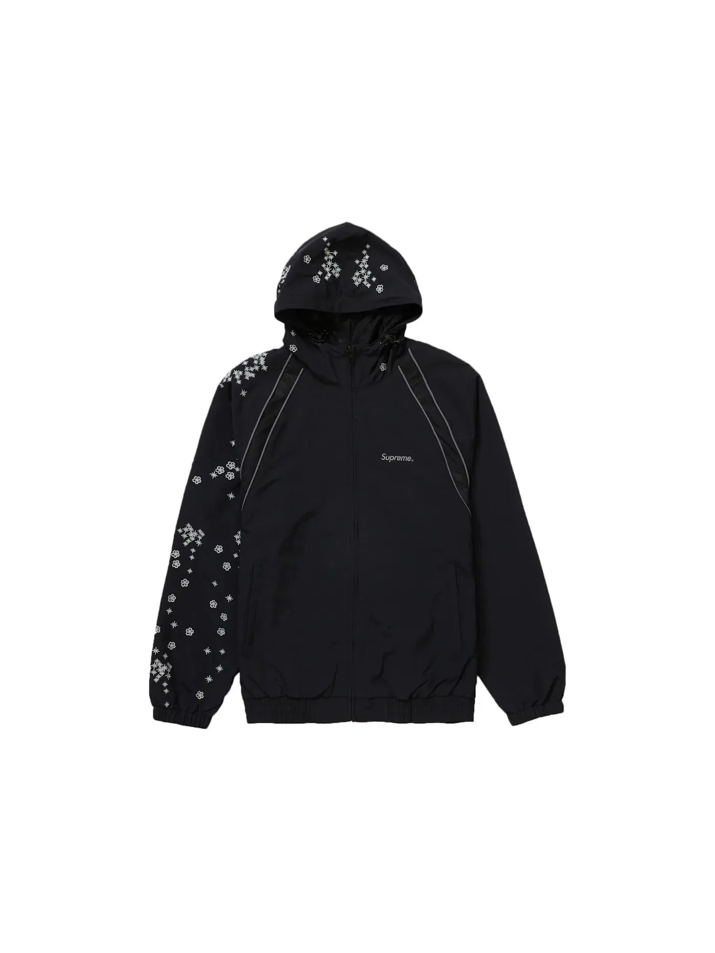 Мужская куртка с принтом Supreme AOI Glow-in-the-Dark Track Jacket — изображение 1 из 2, черный