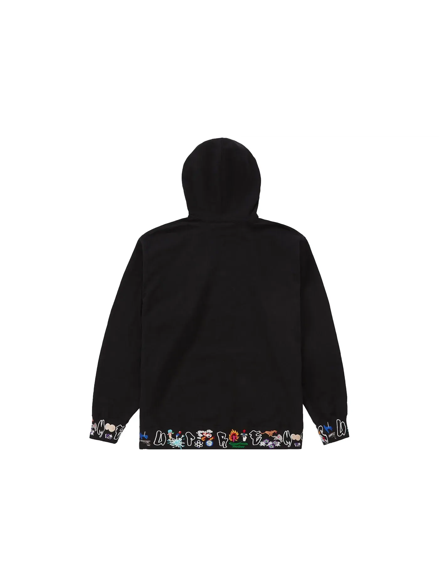 Мужская худи с капюшоном Supreme AOI Icons — изображение 2 из 2, черный