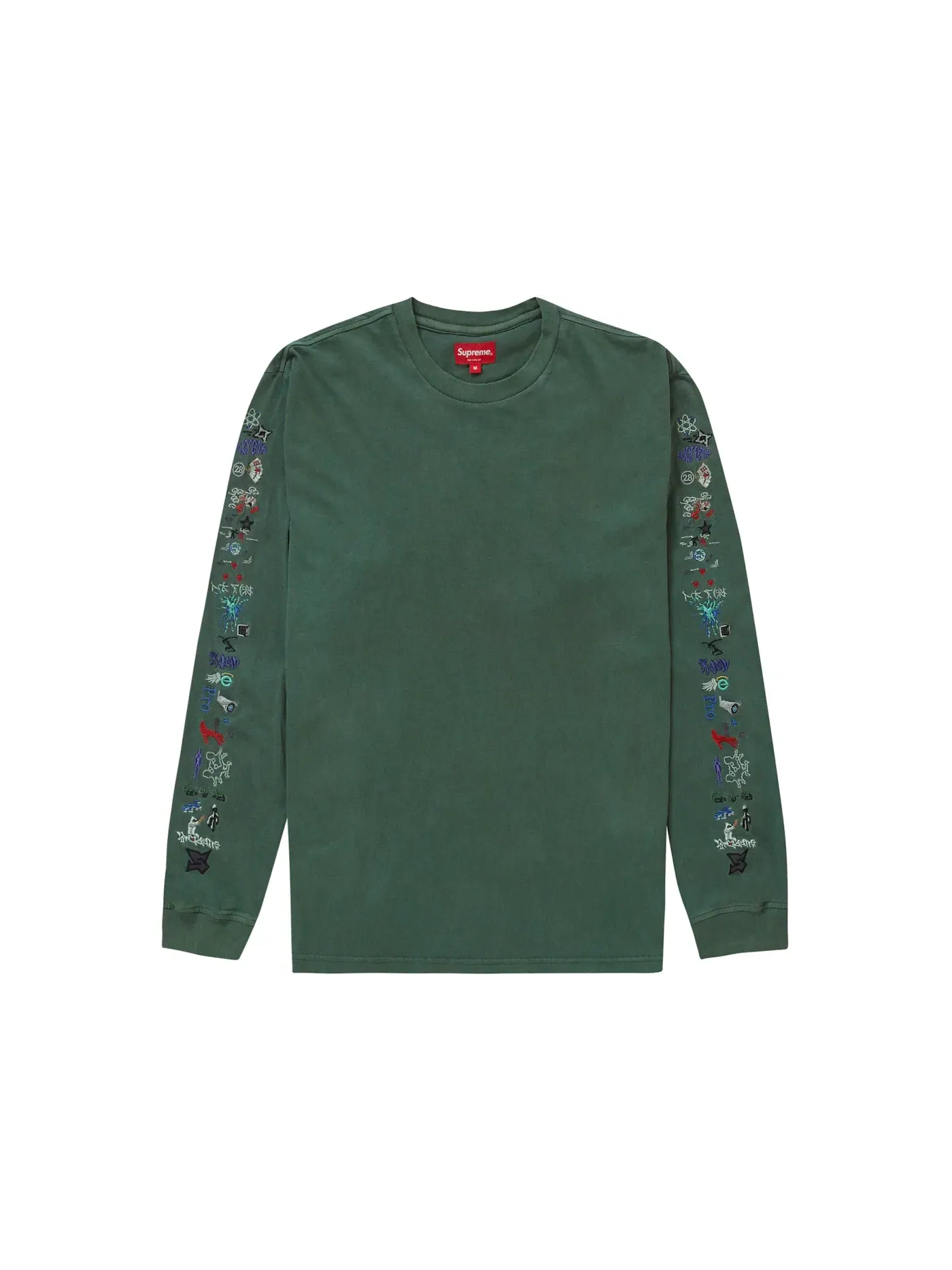 Мужская футболка с длинным рукавом AOI Icons Supreme — изображение 1 из 1, зеленый