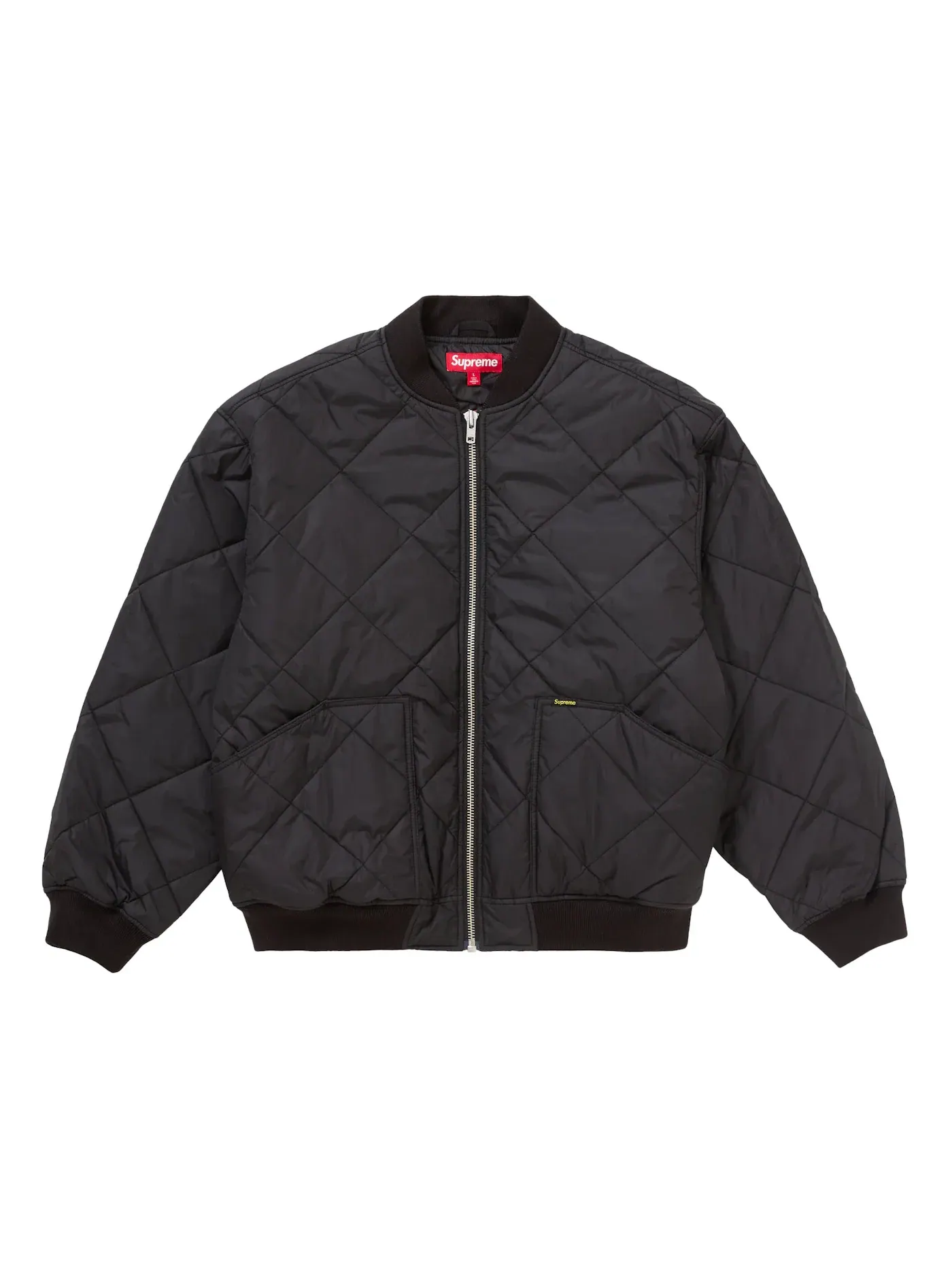 Мужская куртка стеганая рабочая Supreme AOI Quilted Work Jacket — изображение 3 из 3, черный