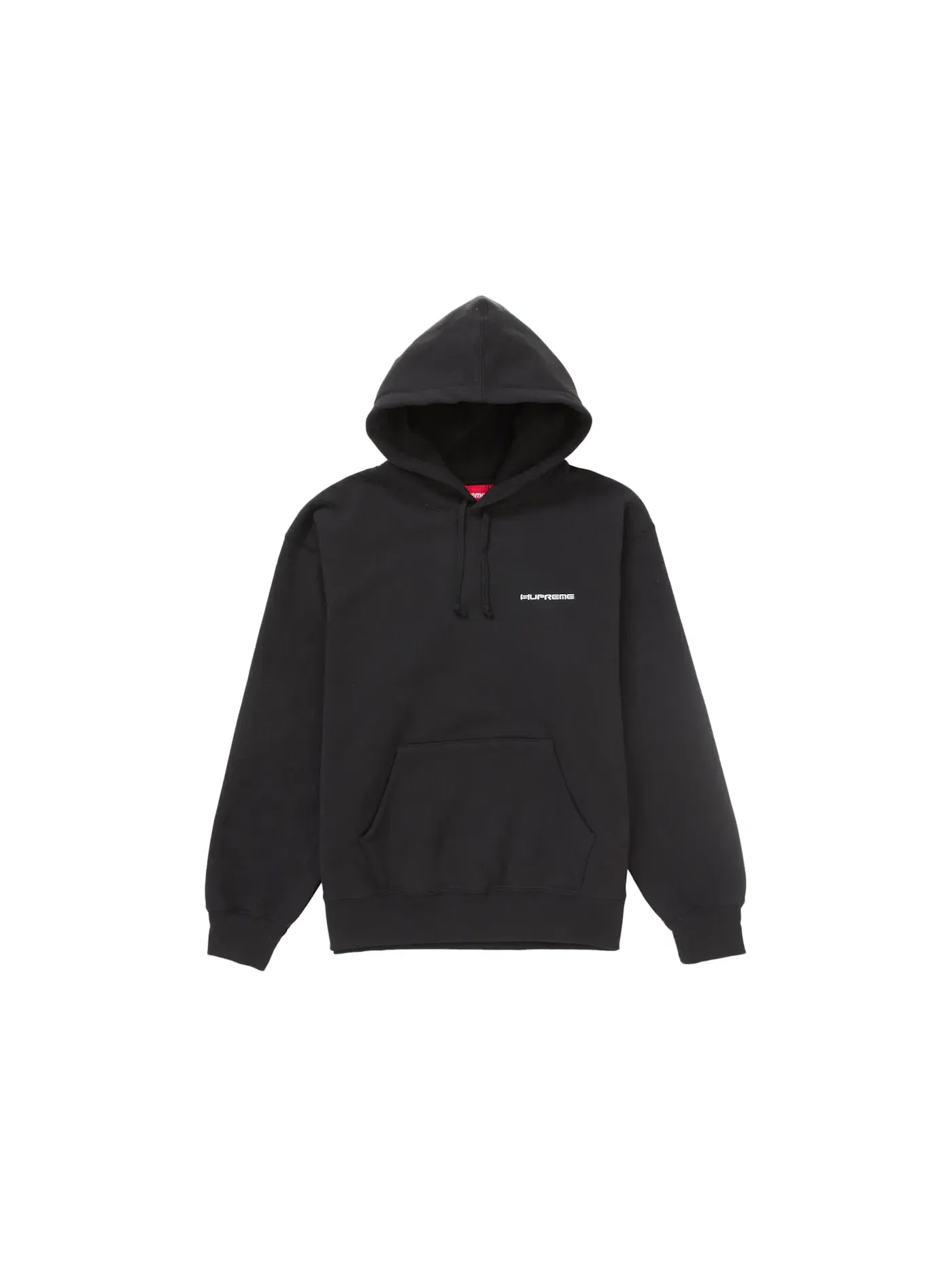 Мужской худи с капюшоном Stacked Supreme — изображение 2 из 2, черный