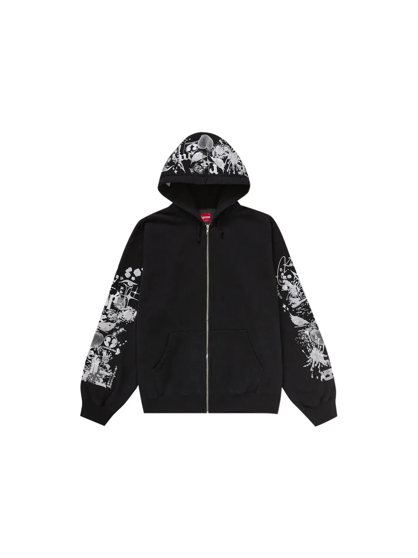 Мужская худи на молнии AOI Supreme — изображение 1 из 2, черный