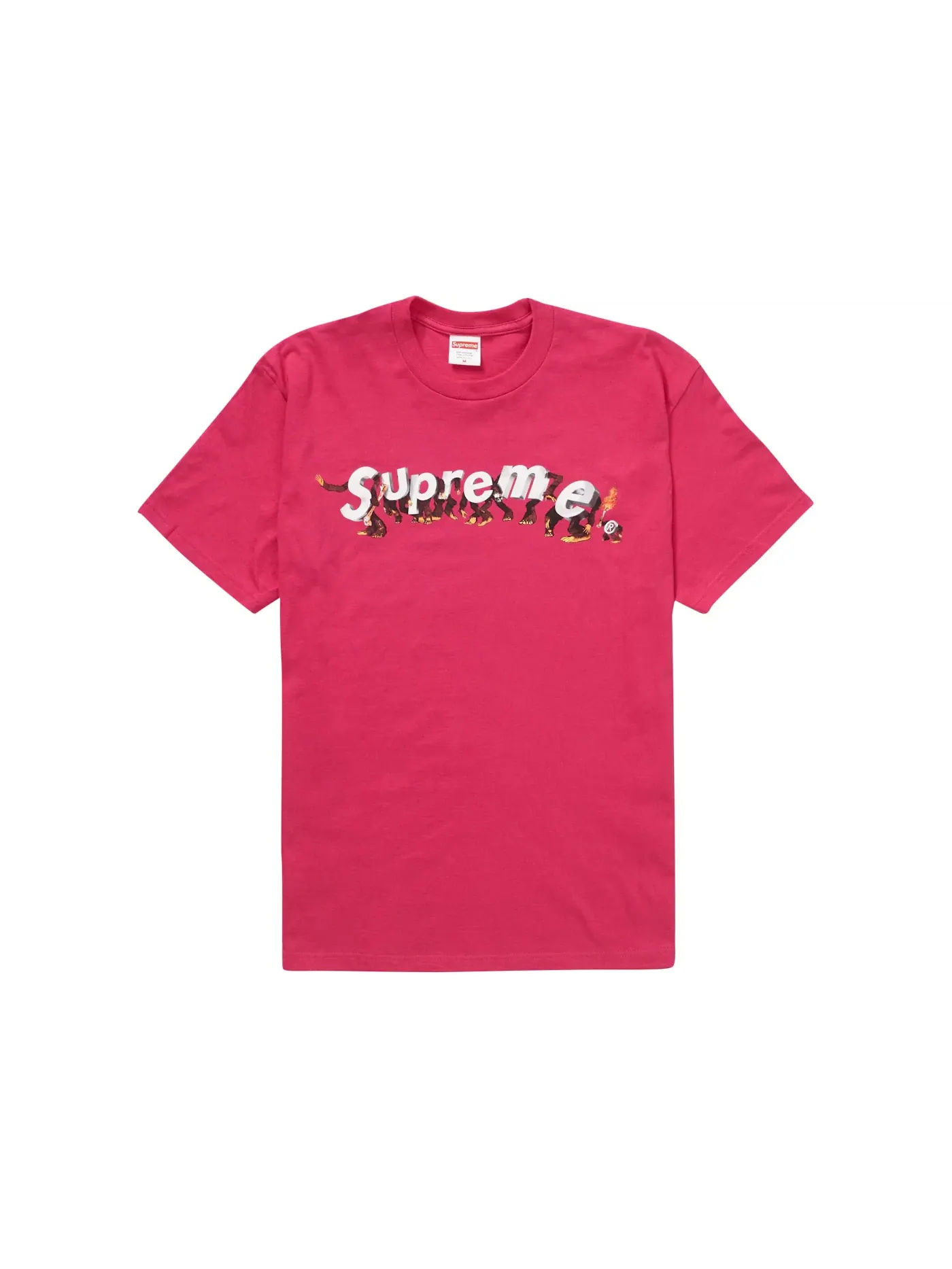 Мужская футболка с принтом Supreme Tee — изображение 1 из 1, розовый