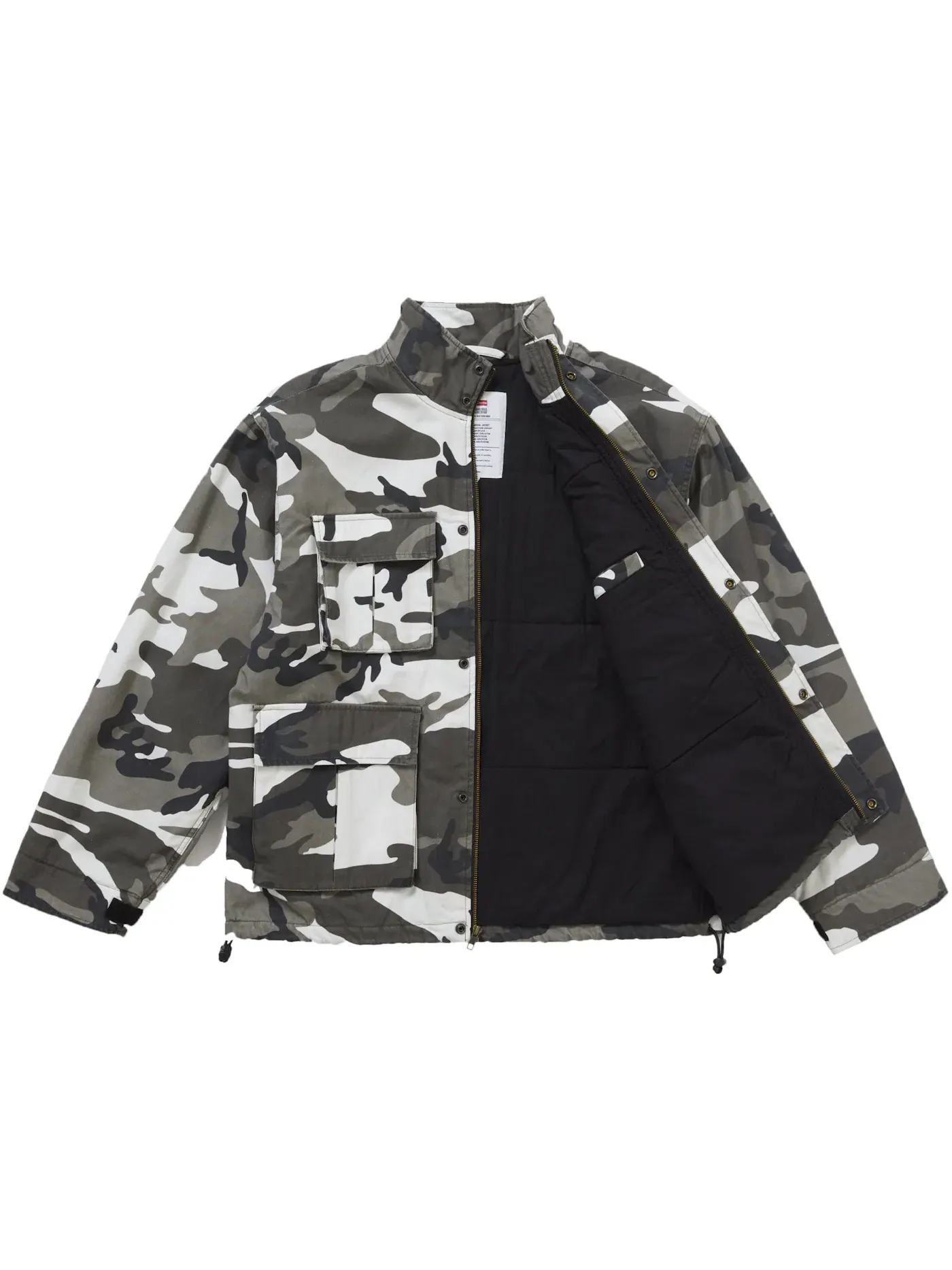 Мужская куртка с камуфляжным принтом Alpha Industries Supreme — изображение 2 из 3, снежный камуфляж