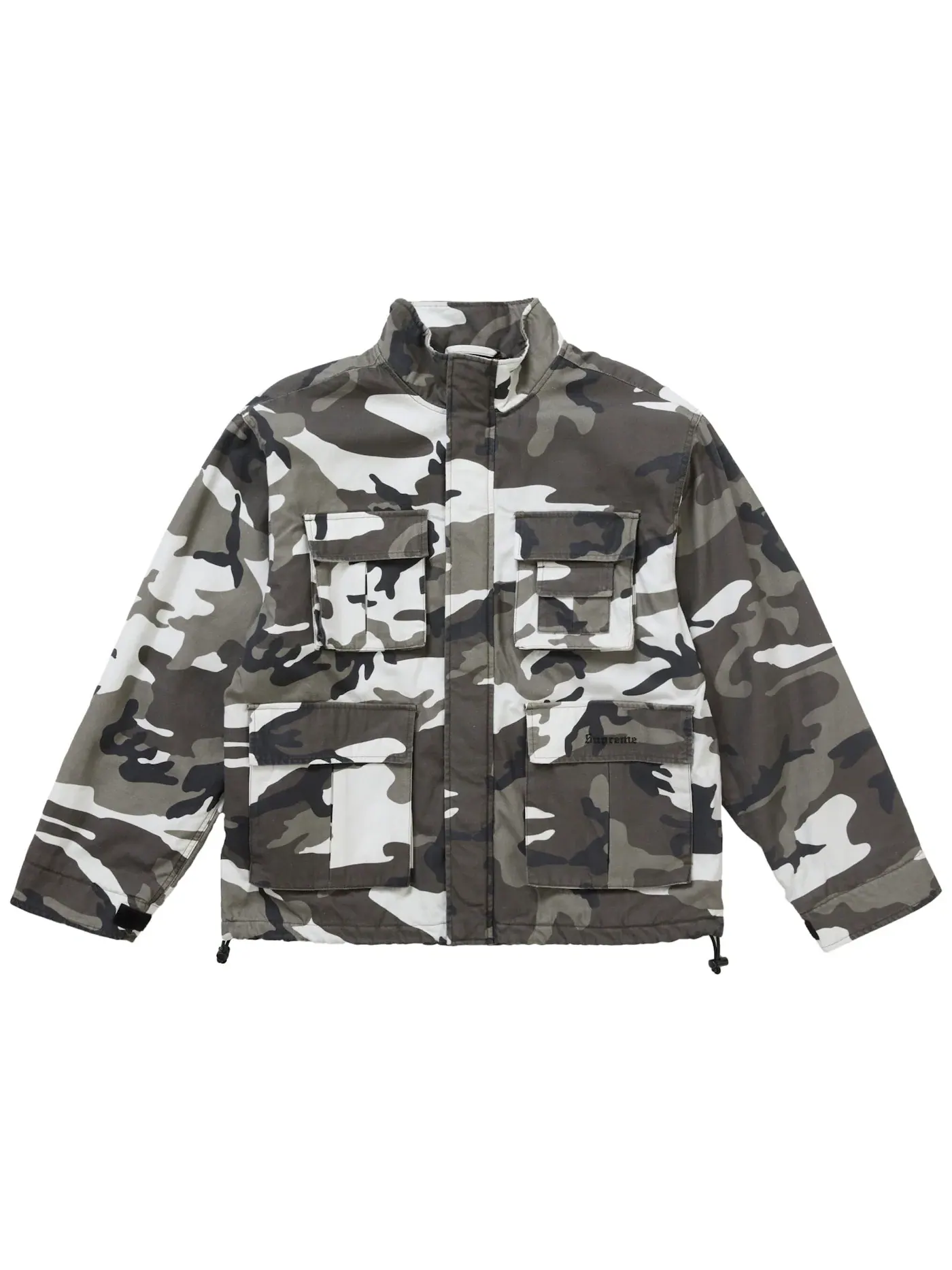 Мужская куртка с камуфляжным принтом Alpha Industries Supreme — изображение 3 из 3, снежный камуфляж