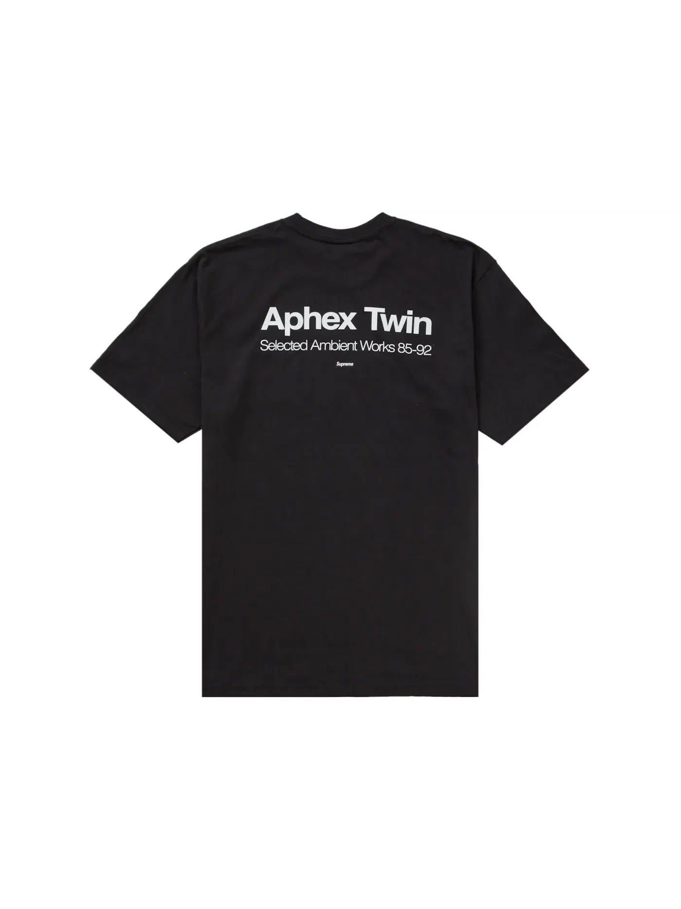 Мужская футболка с принтом Aphex Twin Tee Supreme — изображение 2 из 2, черный