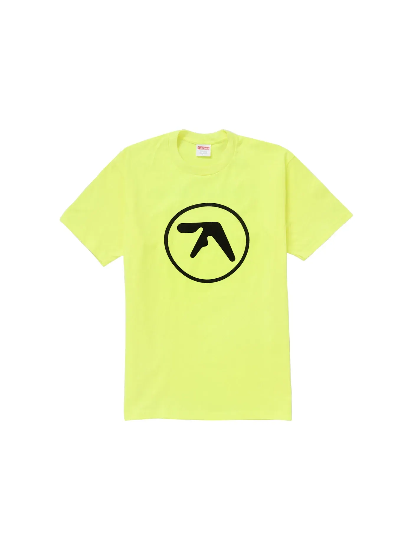 Мужская футболка с принтом Supreme Aphex Twin Ambient Works Tee — изображение 1 из 2, желтый