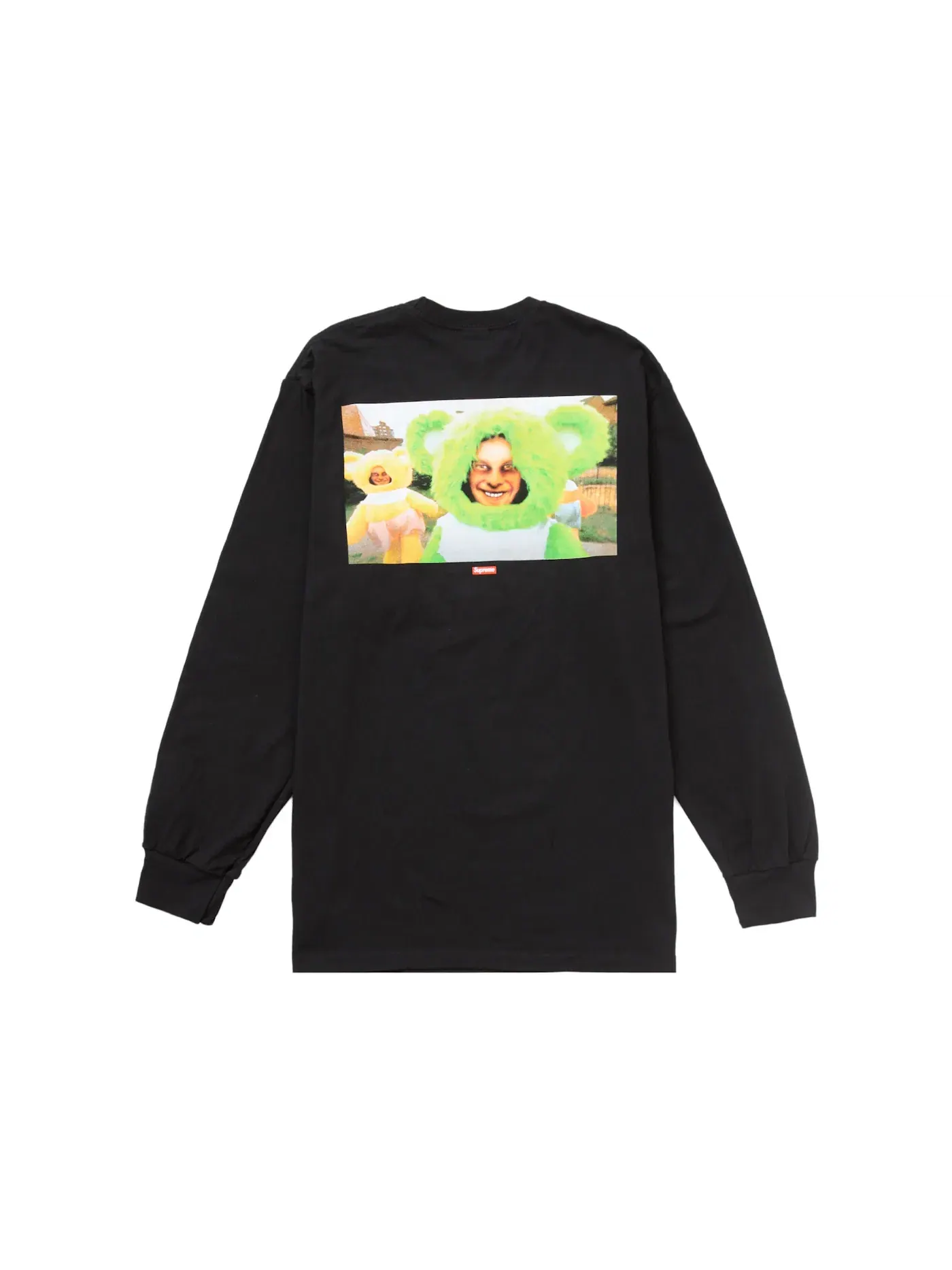Мужская футболка с длинным рукавом Supreme Aphex Twin Donkey Rhubarb — изображение 1 из 2, черный