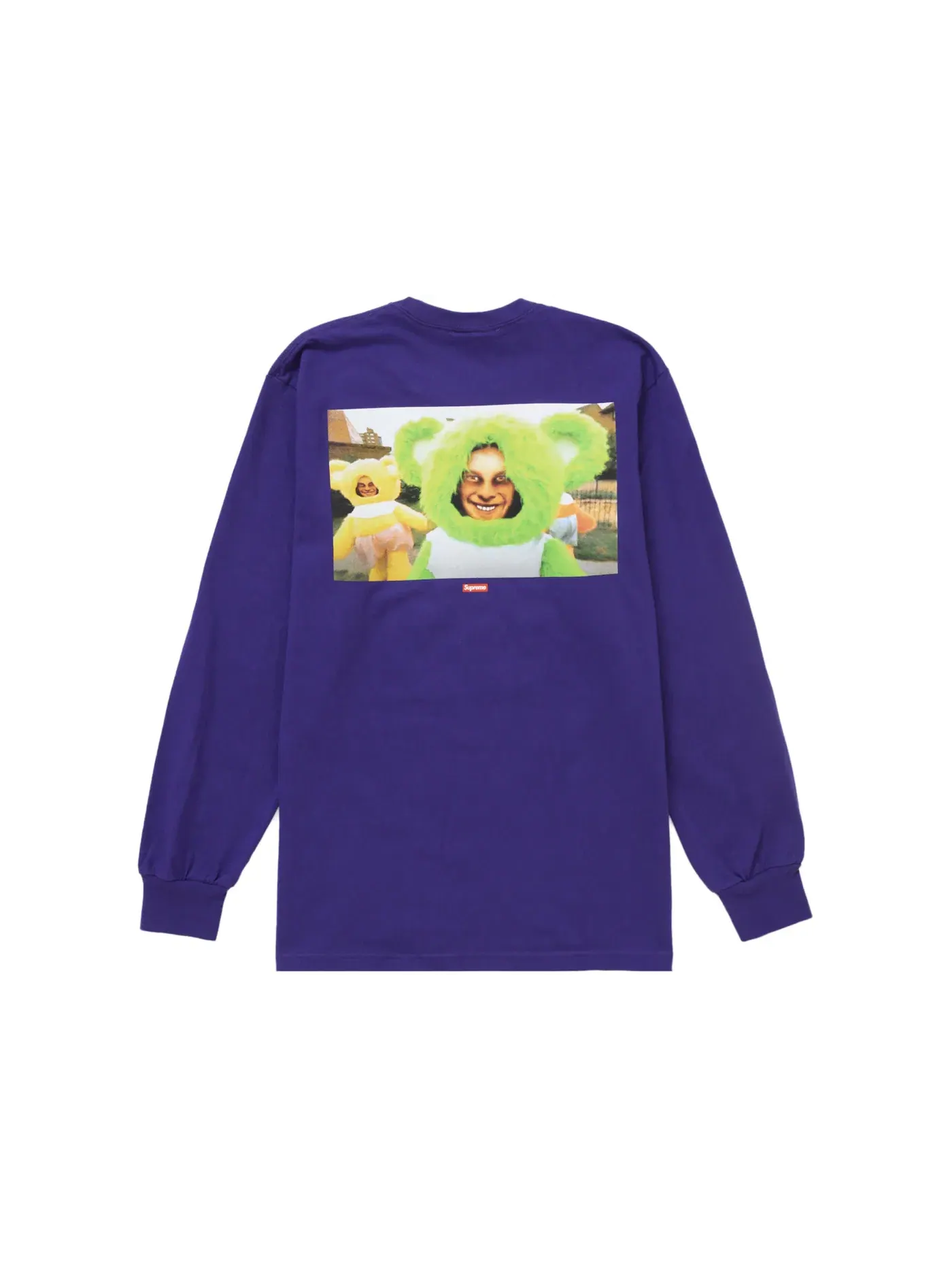 Мужская футболка с длинным рукавом Aphex Twin Donkey Rhubarb Supreme — изображение 1 из 2, фиолетовый