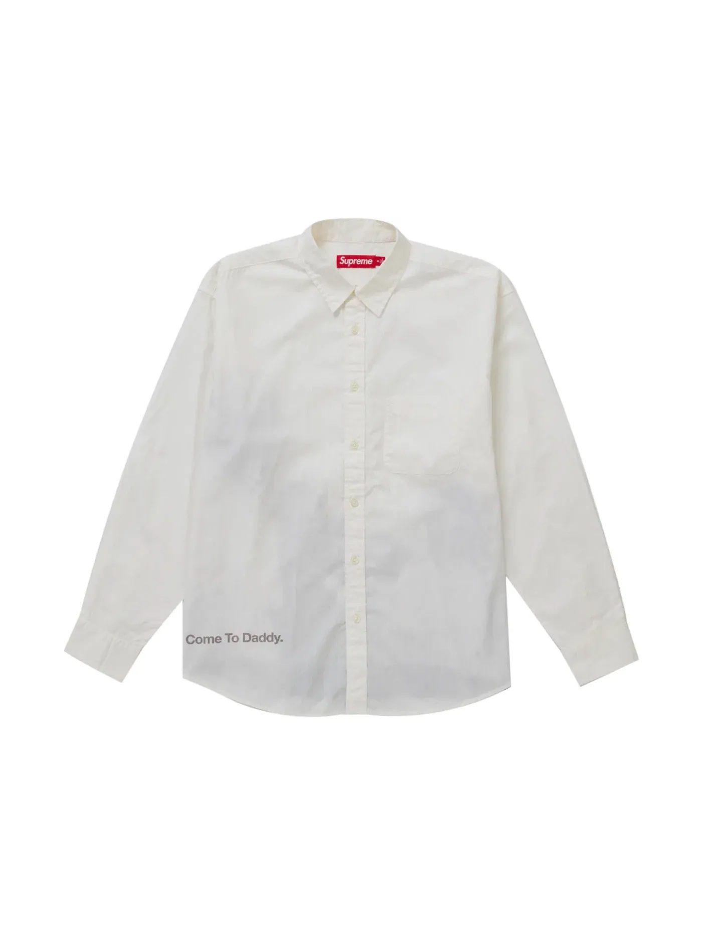 Мужская футболка с принтом Supreme Aphex Twin Shirt — изображение 2 из 2, белый