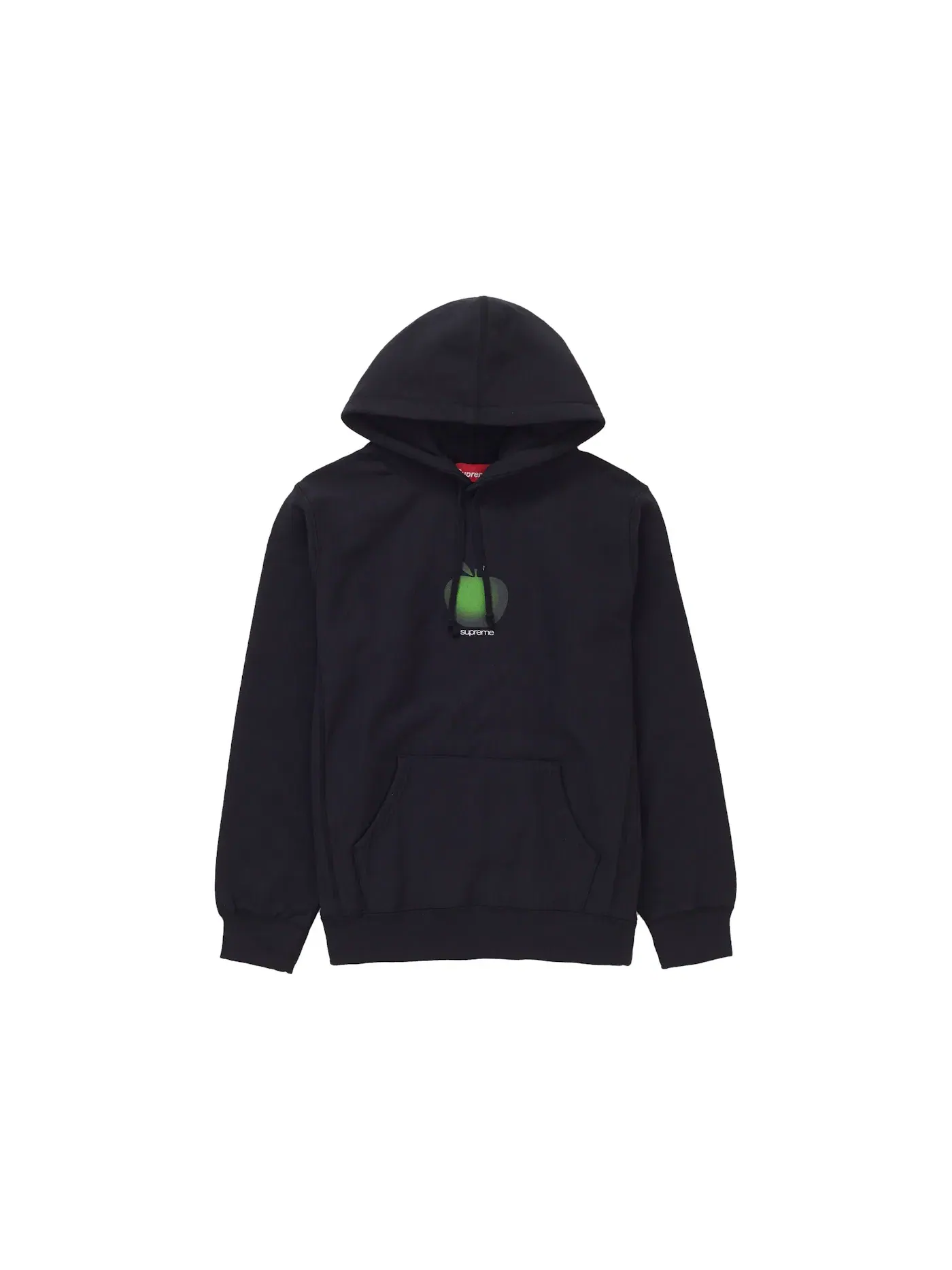 Мужская худи с капюшоном Supreme — изображение 1 из 1, черный