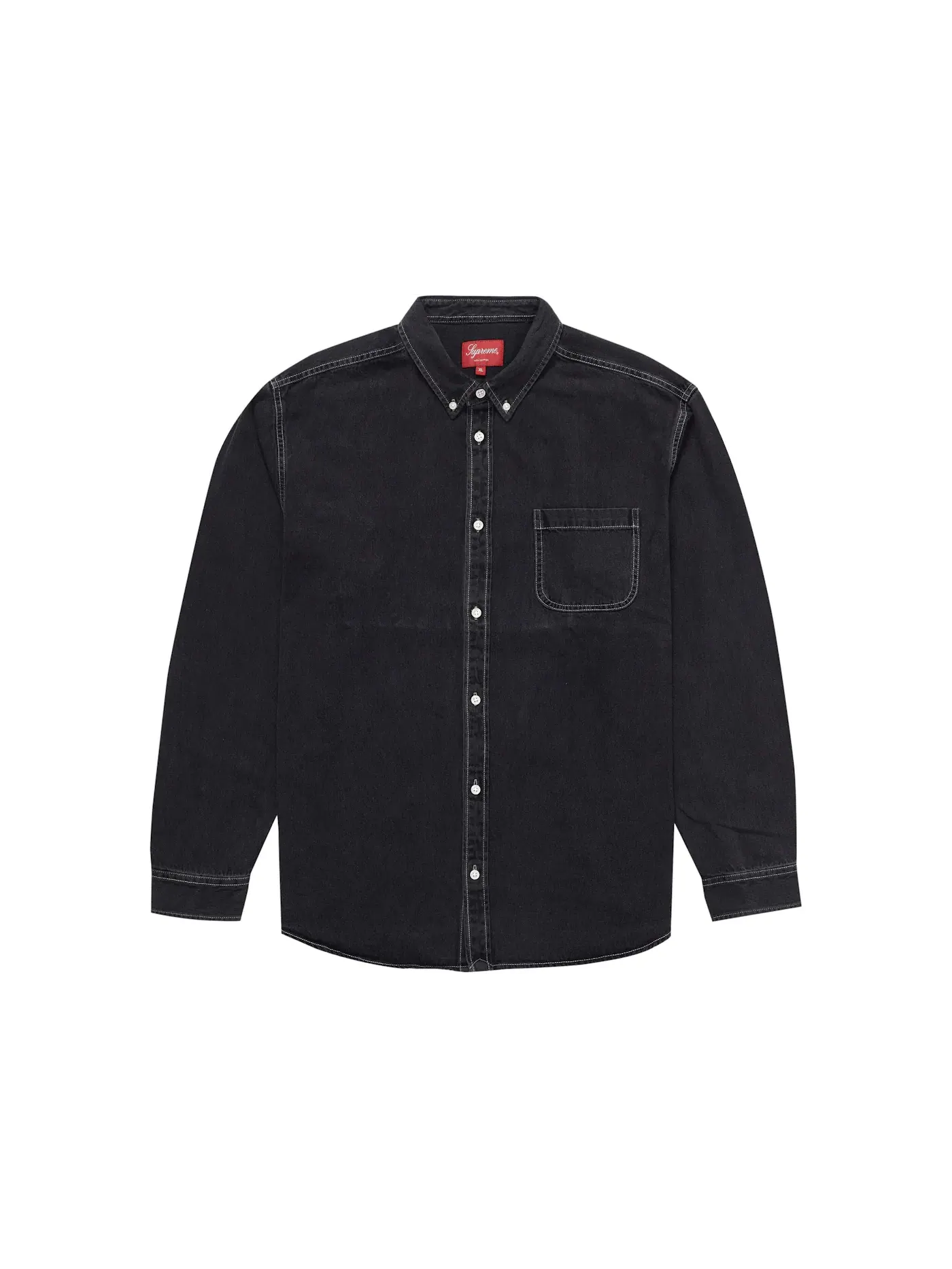 Мужская рубашка с аппликацией Supreme Shirt — изображение 2 из 2, черный