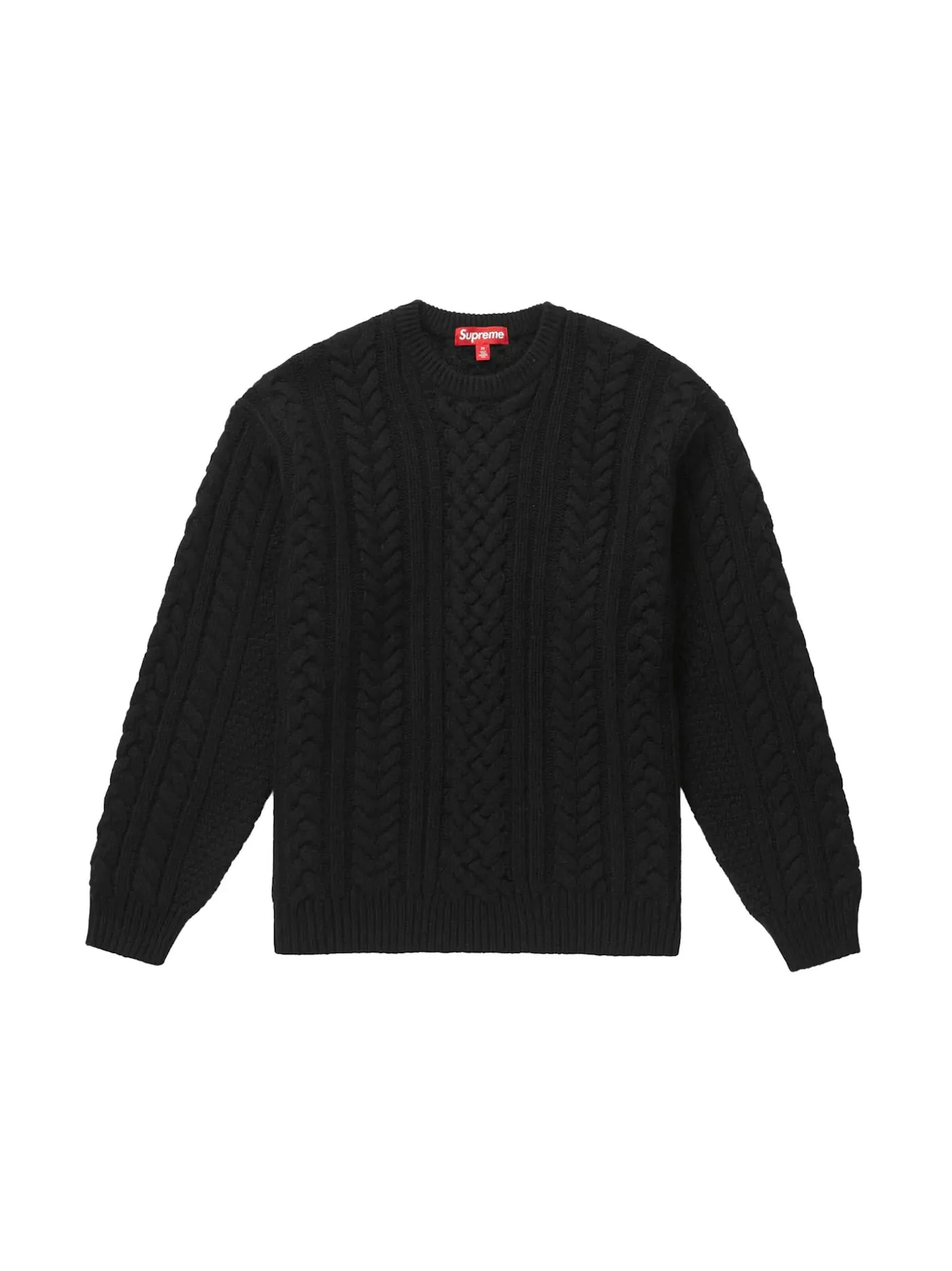 Мужской свитер с аппликацией Supreme Black — изображение 1 из 2