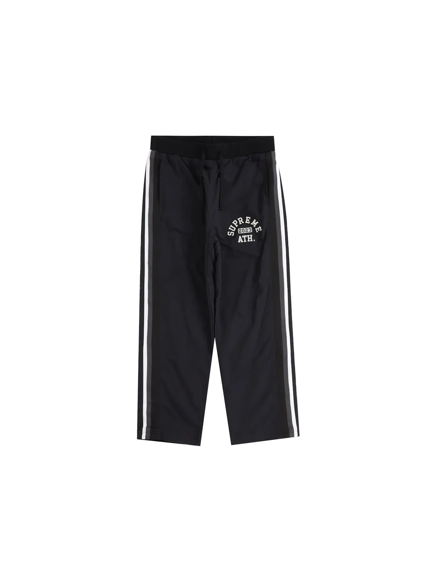 Мужские штаны с аппликацией Supreme Black — 1