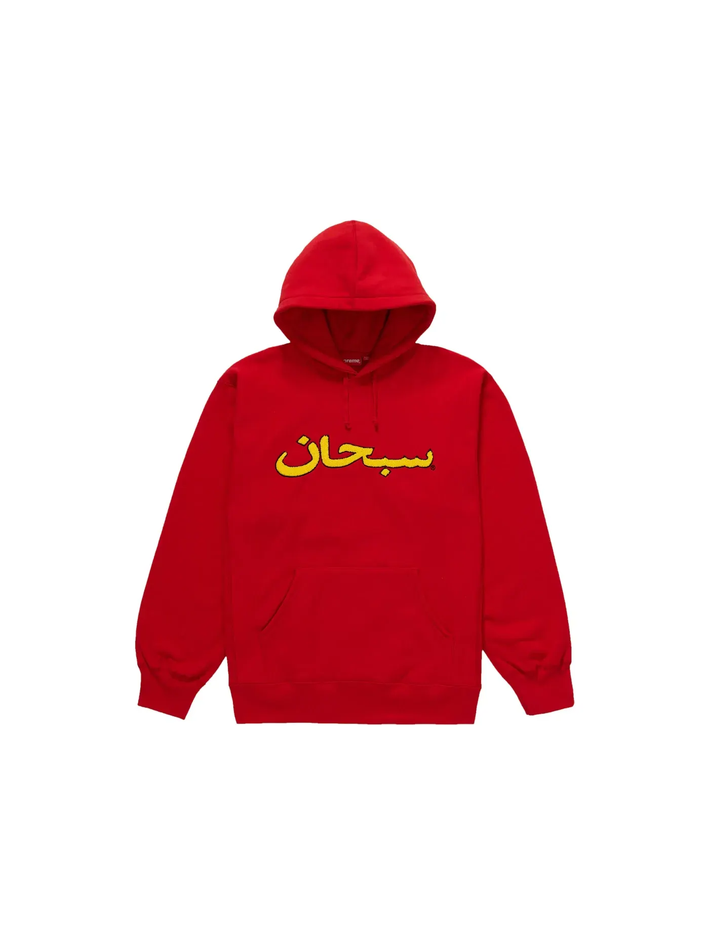 Мужская худи с капюшоном Supreme — изображение 1 из 1, красный