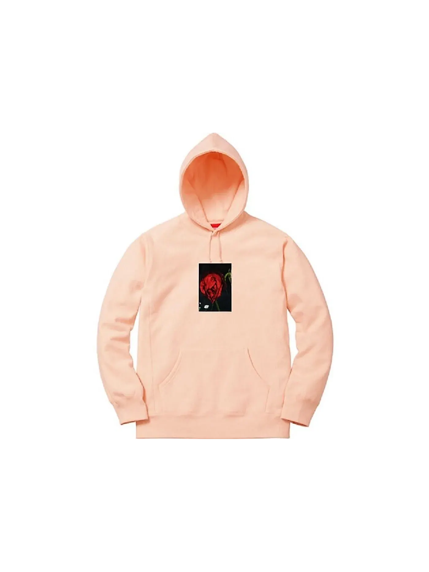 Мужской худи с принтом Araki Rose Supreme — изображение 1 из 1, персиковый