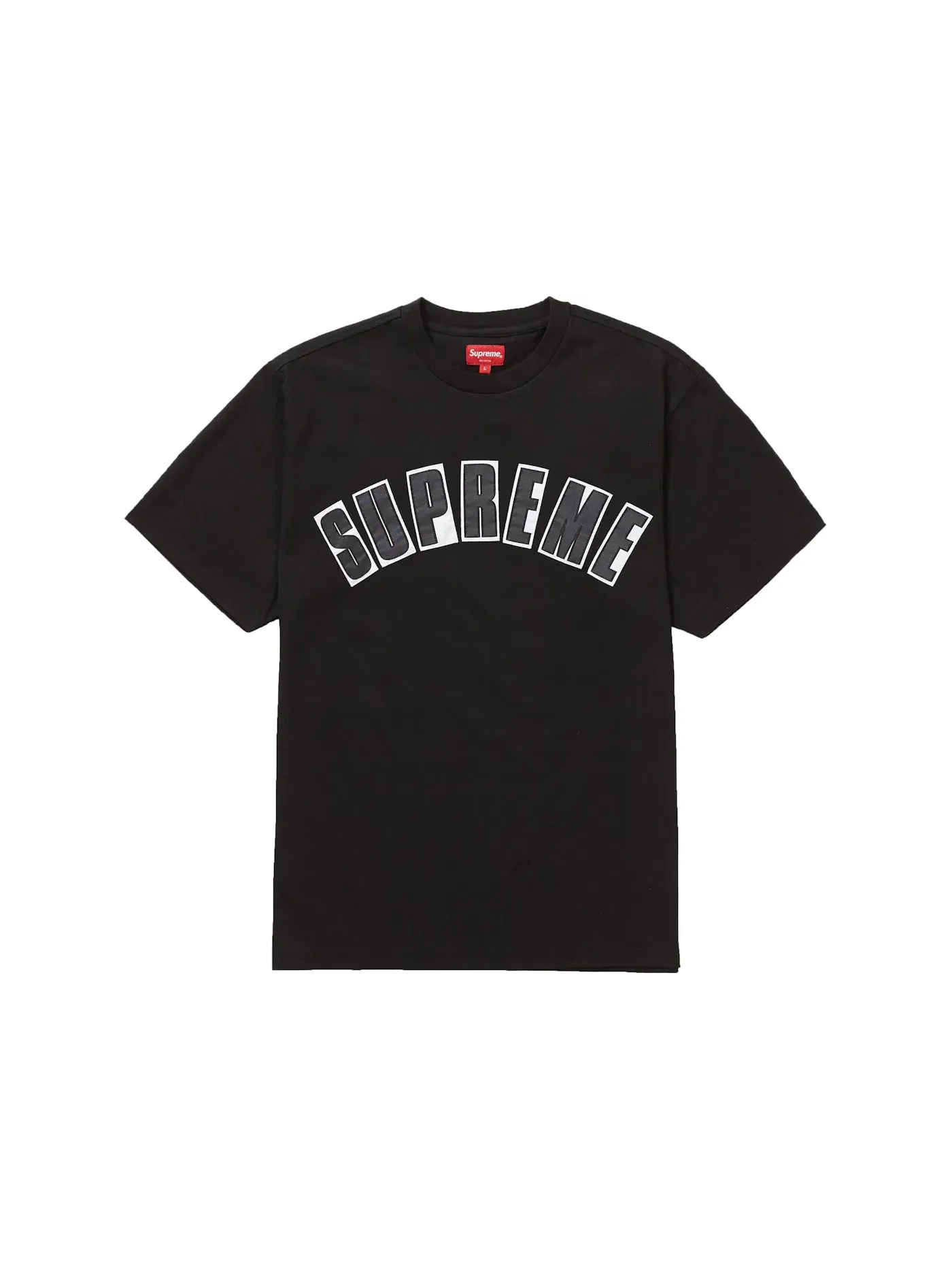 Мужская футболка с аппликацией Supreme S/S Top — изображение 1 из 1, черный