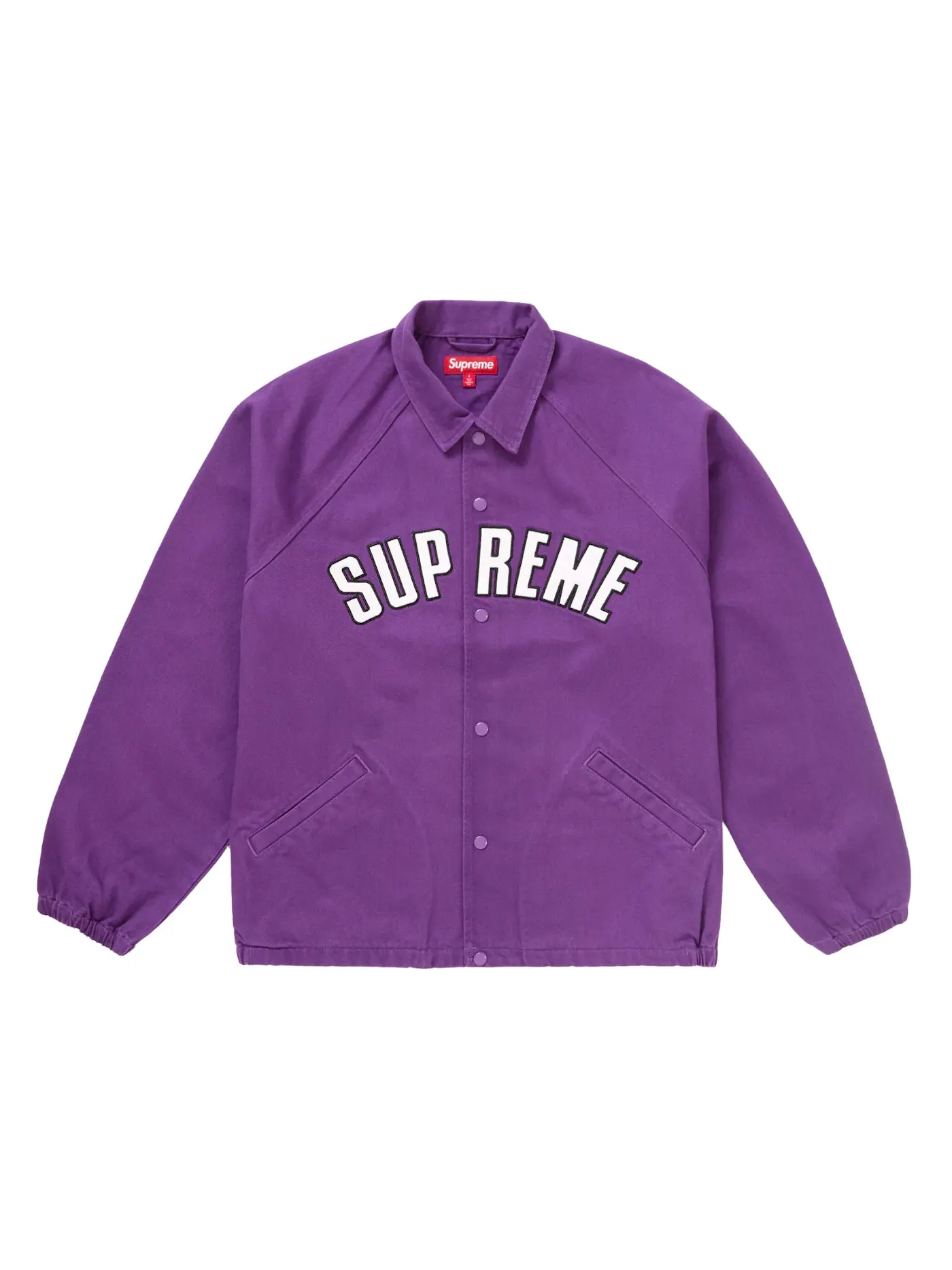 Мужская куртка с принтом Supreme Arc Denim Coaches Jacket — изображение 1 из 1, фиолетовый