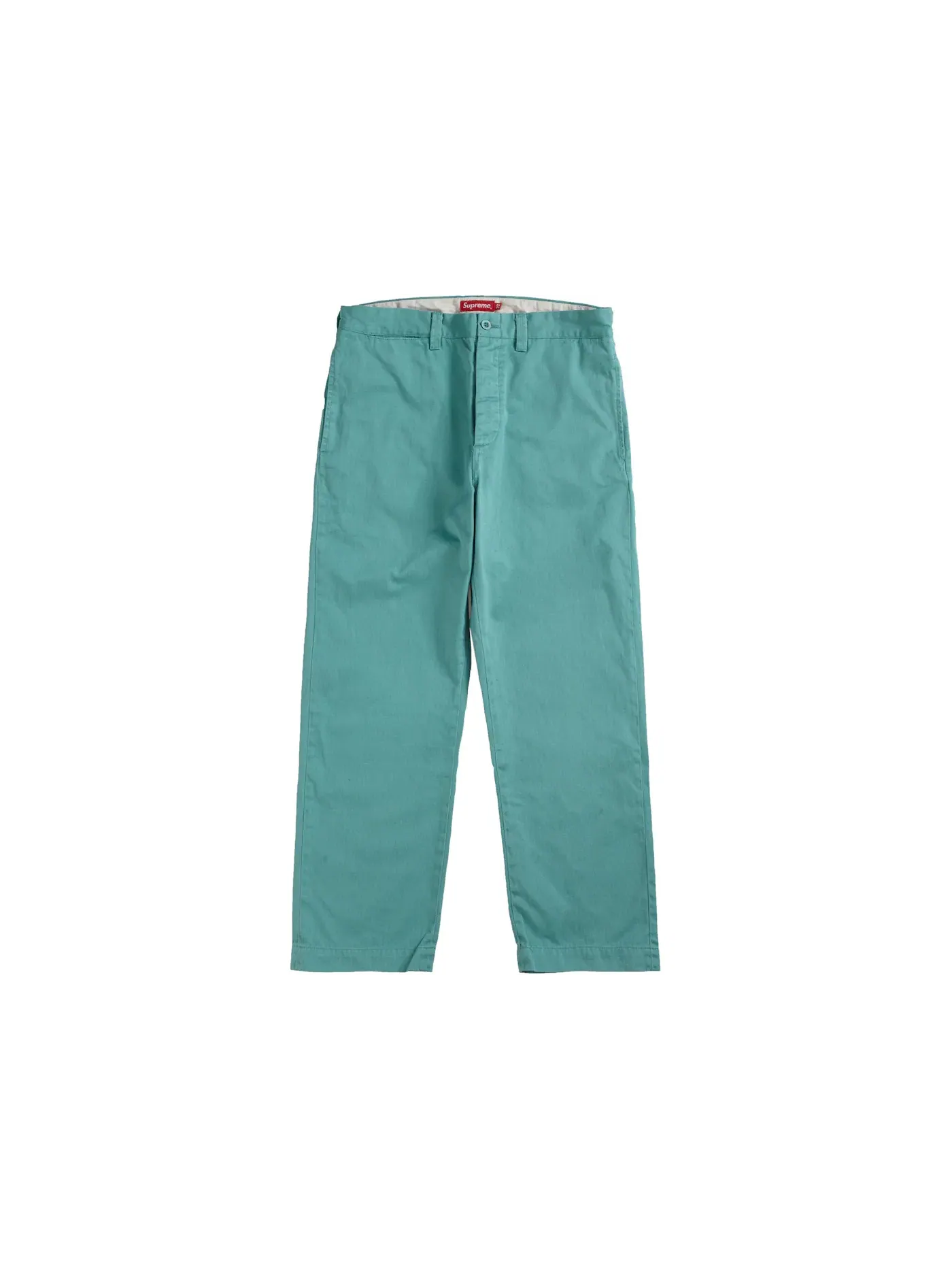 Мужские брюки Supreme Arc Logo Chino Pant — изображение 1 из 2, светлый зеленый